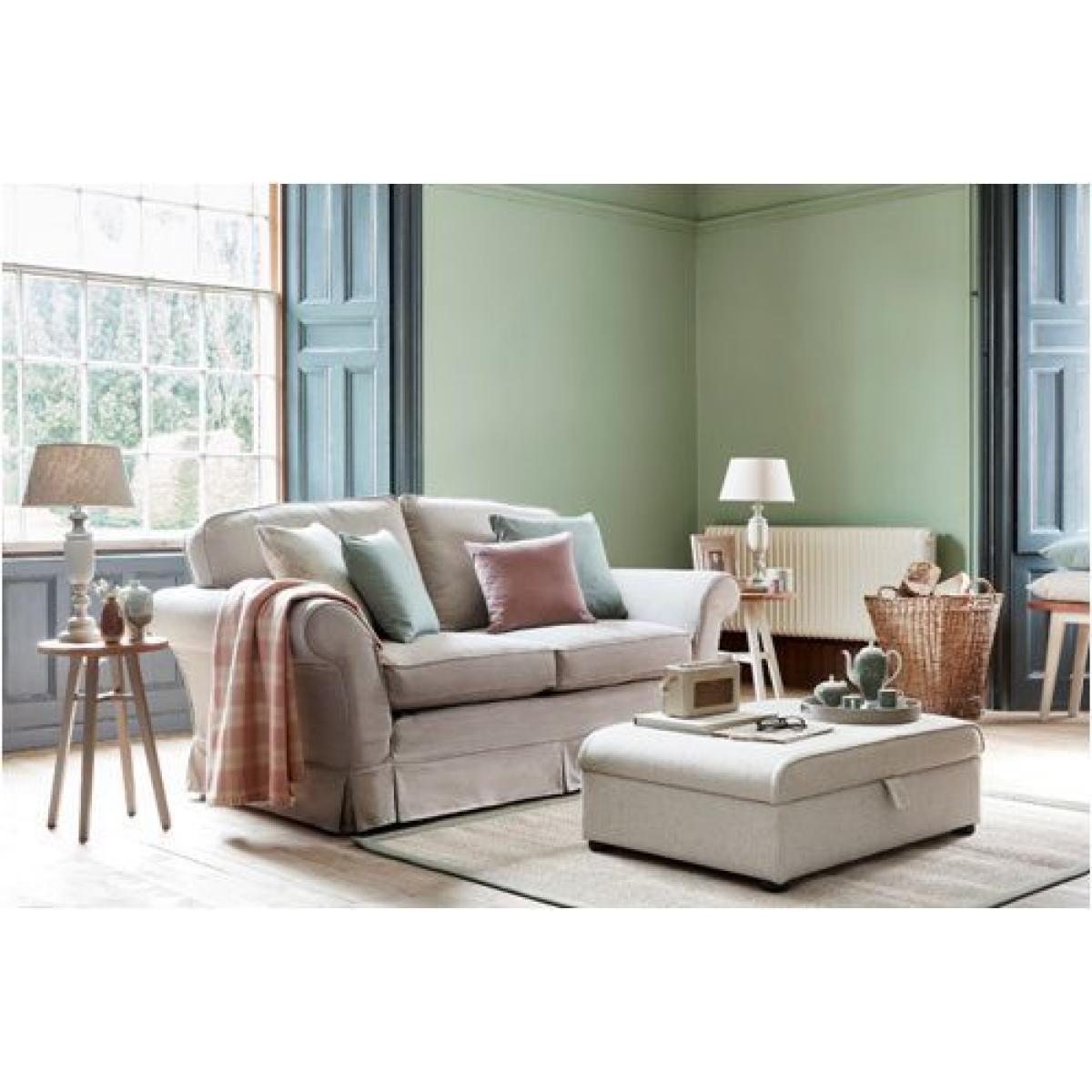 Aspen Cushion Back 3 Seat Sofa in Frost Highland Tweed - sofa.com – image 2