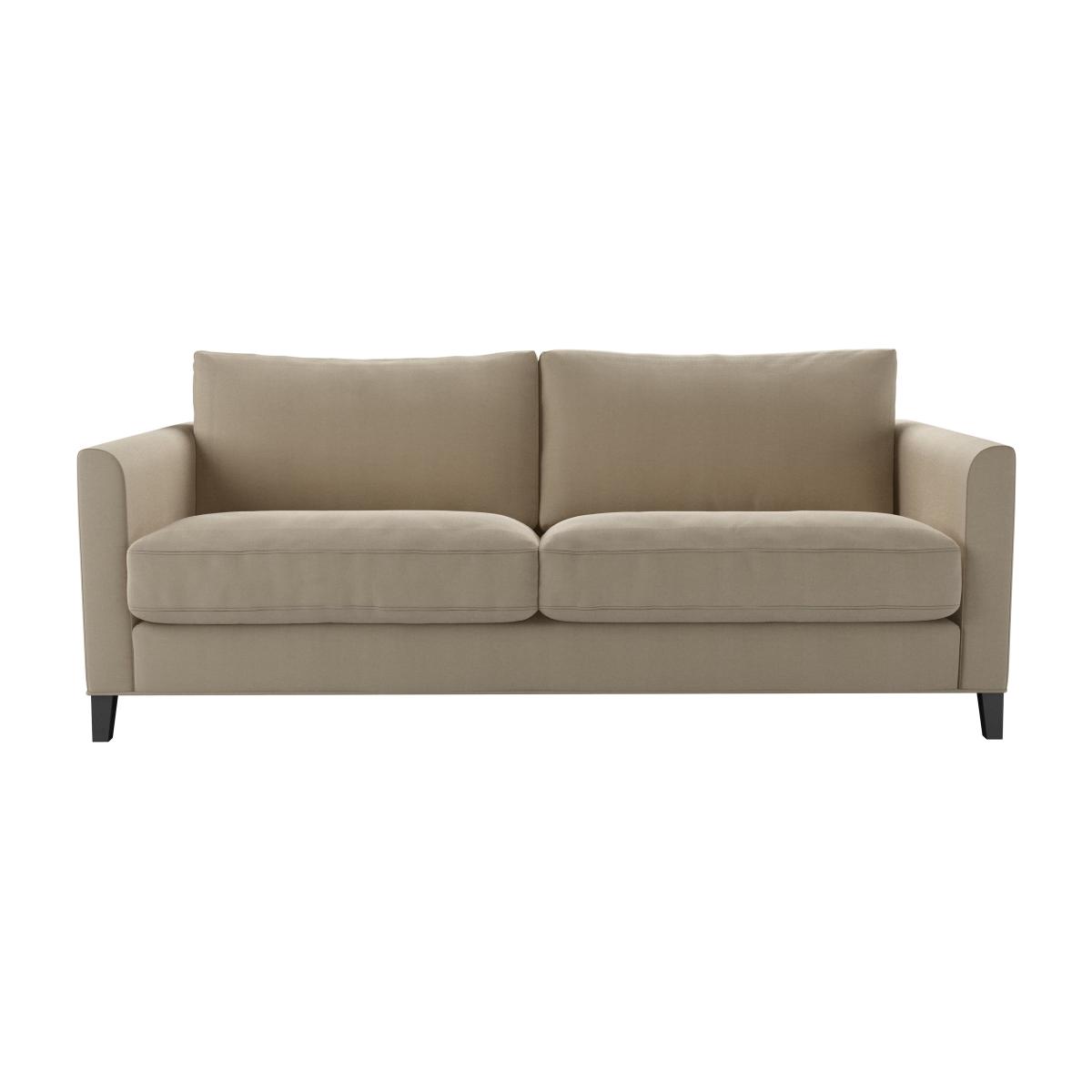 Izzy 3 Seat Sofa (breaks down) in Pennine Stone Organic Smart Cotton – image 1