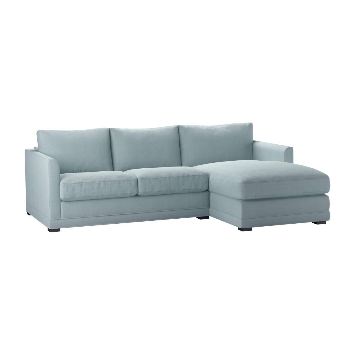 Aissa Small RHF Chaise Sofa in Exhale Vermeer Linen - sofa.com