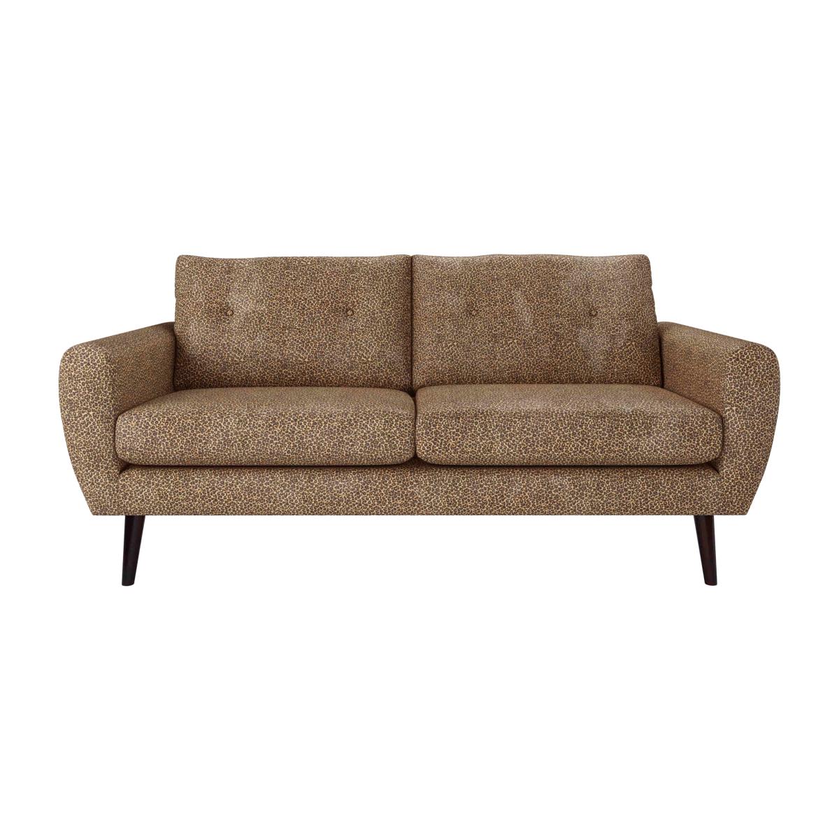 Jack 3 Seat Sofa in Leopard Velvet – image 1