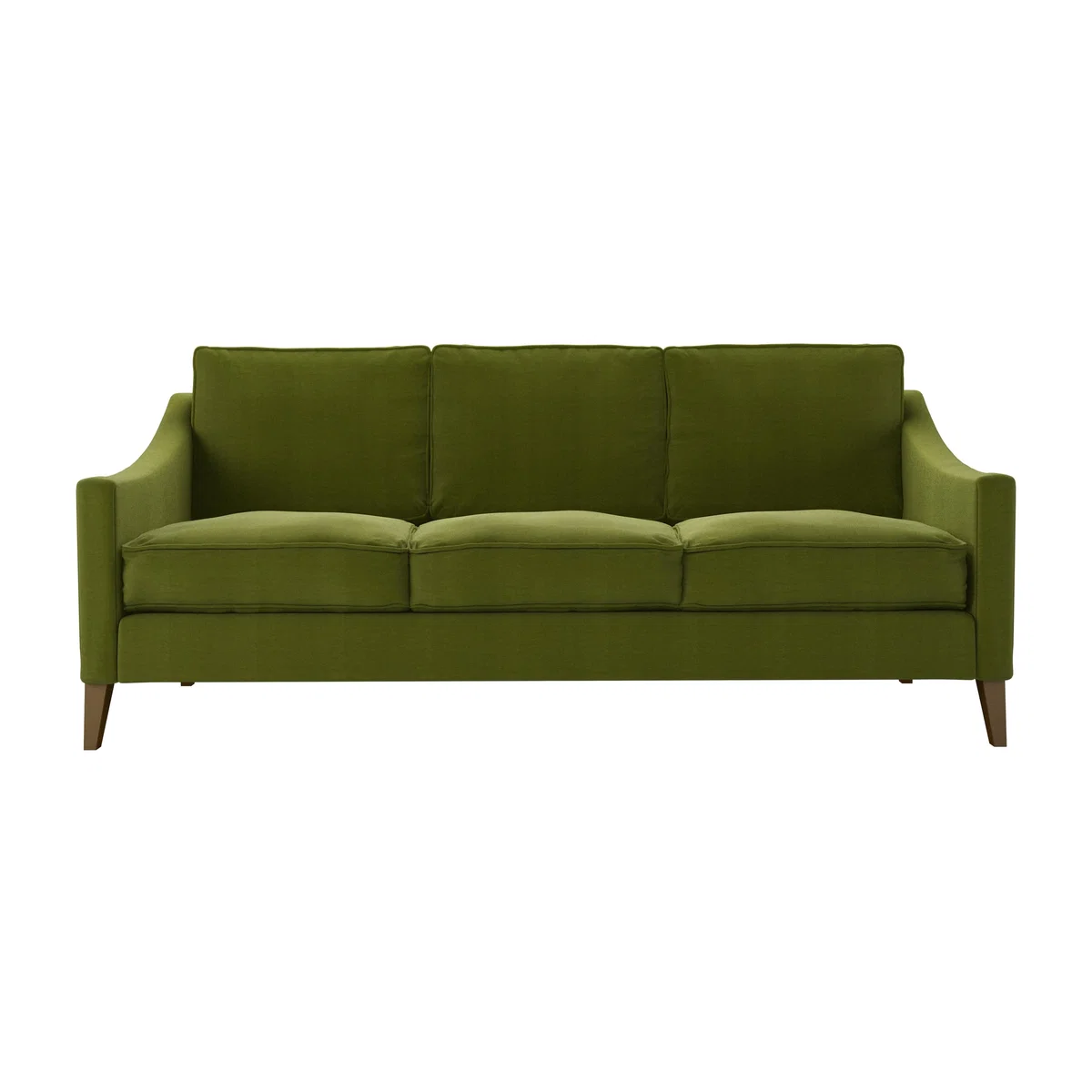 Iggy 3 Seat Sofa in Vine Leaf Organic Smart Cotton – image 1