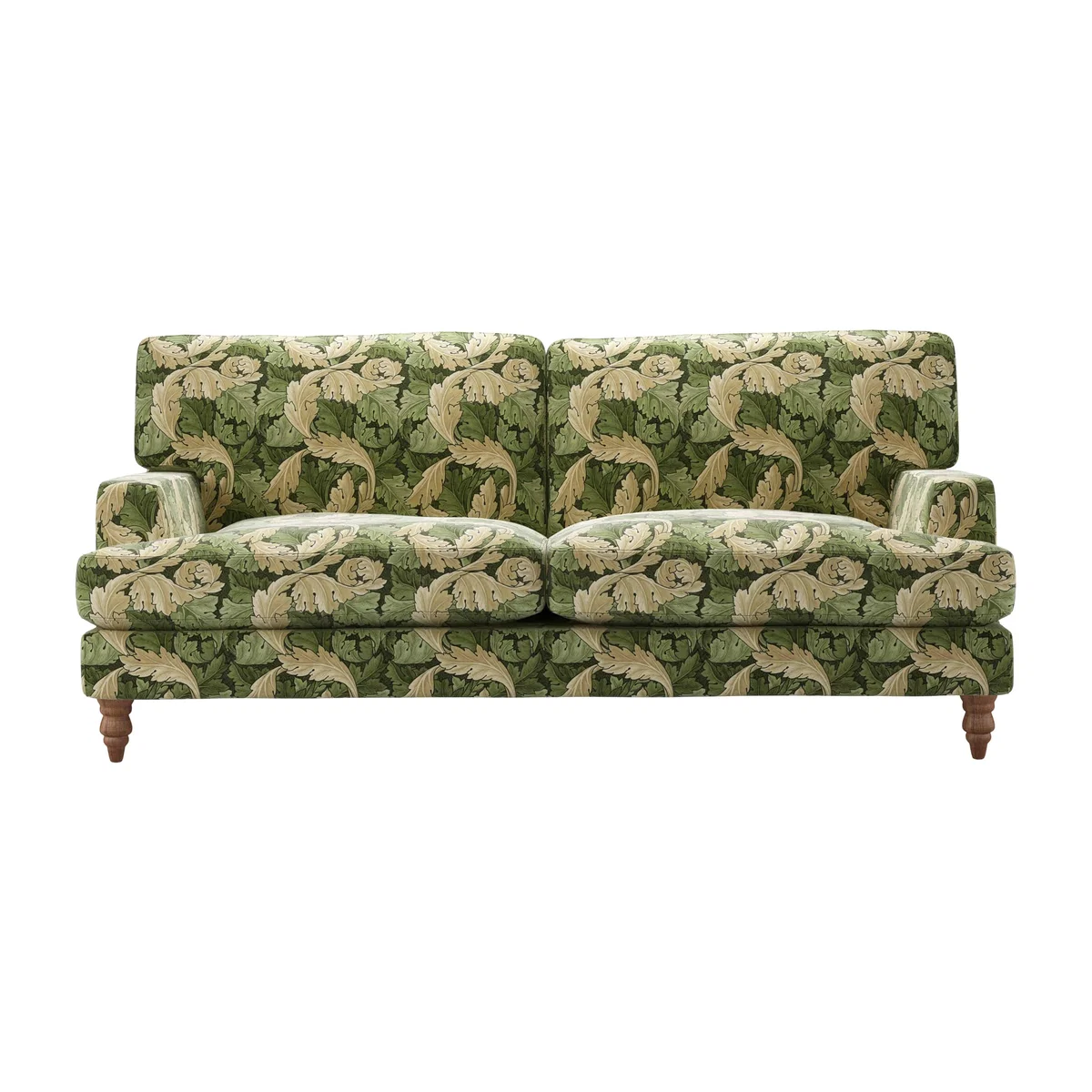 Isla 3 Seat Sofa in Acanthus Velvet Nettle – image 1
