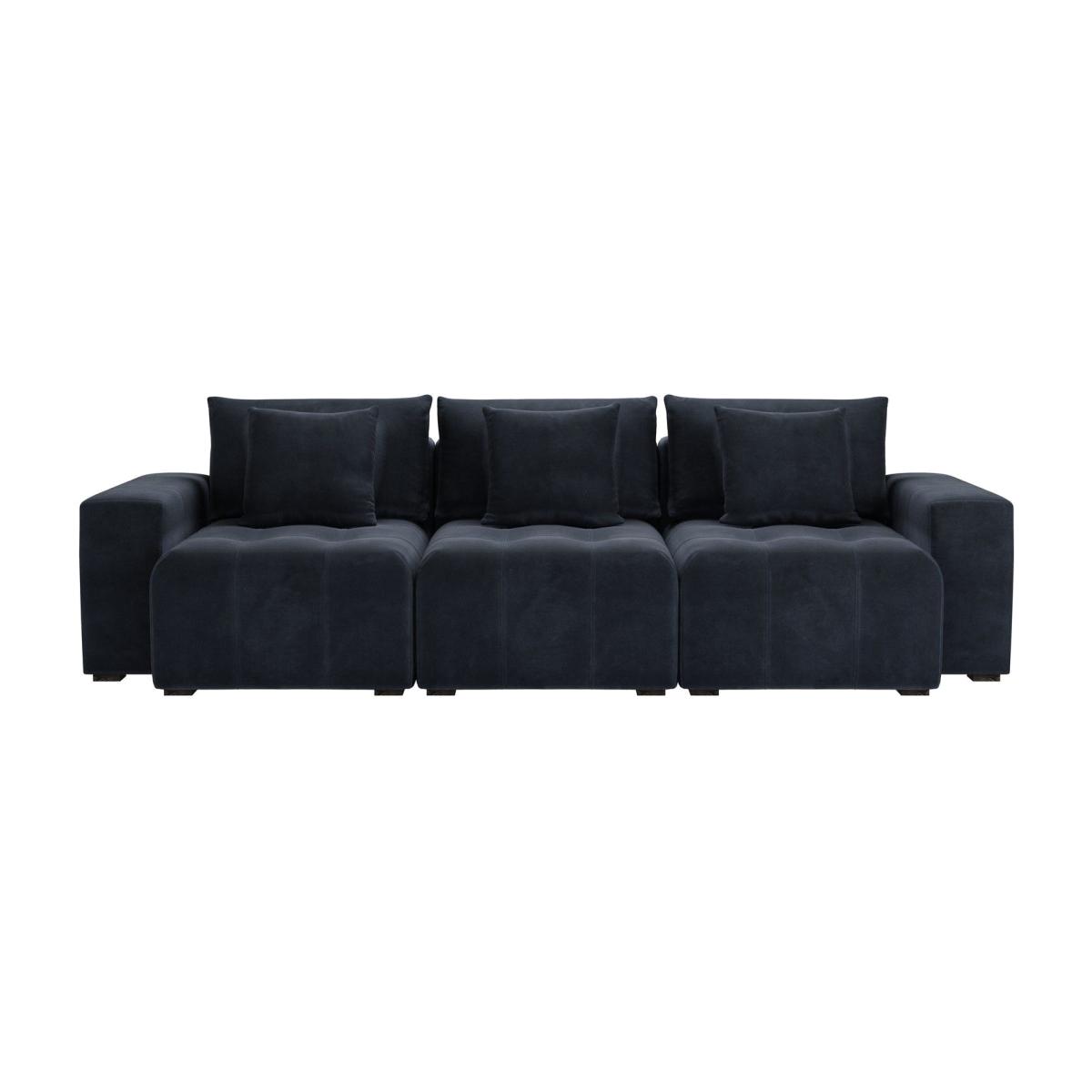 Romy 3 Seat Sofa in Mercury Cashmere Velvet – image 1