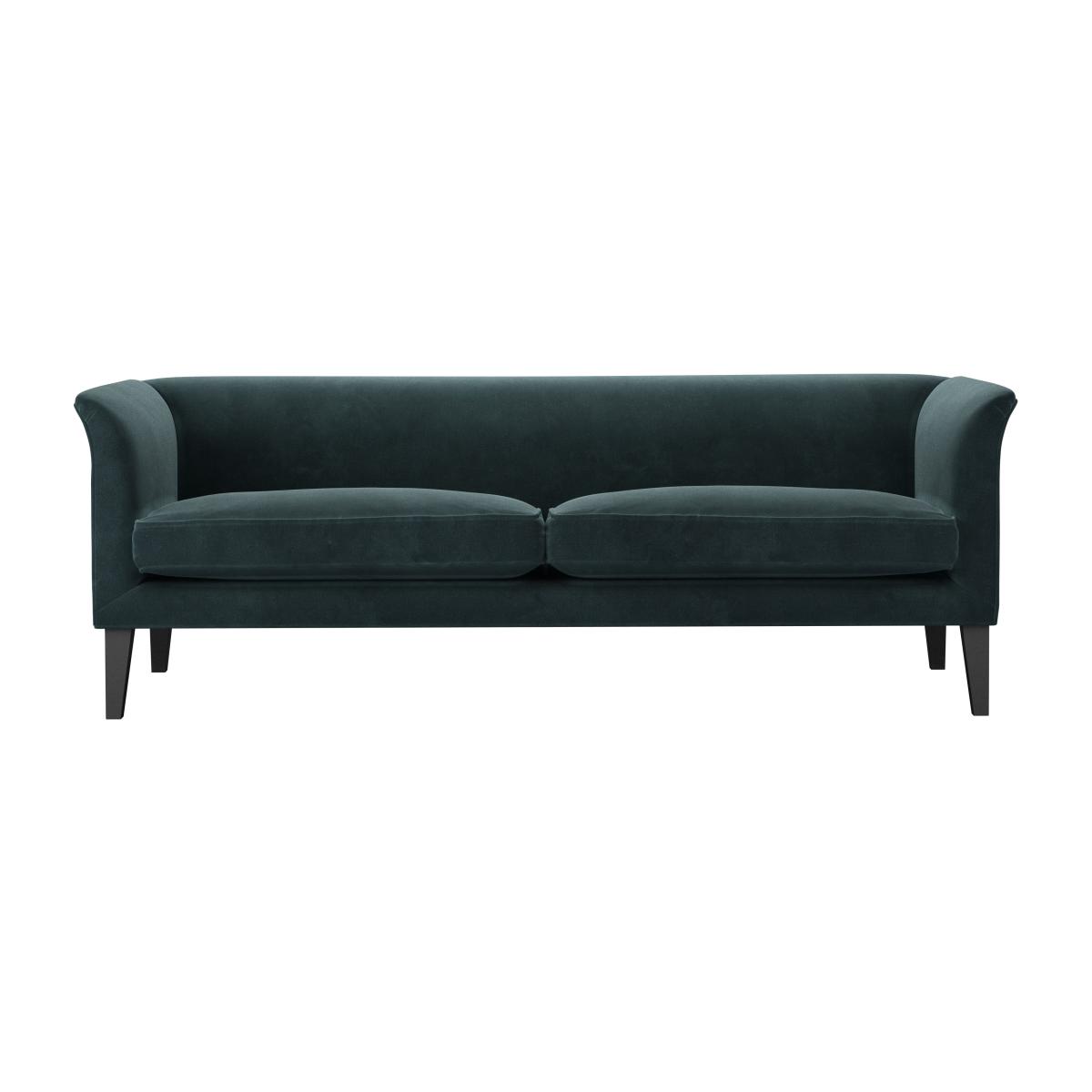 Fingal 3 Seat Sofa in Deep Forest Aquaclean Clever Velvet – image 1
