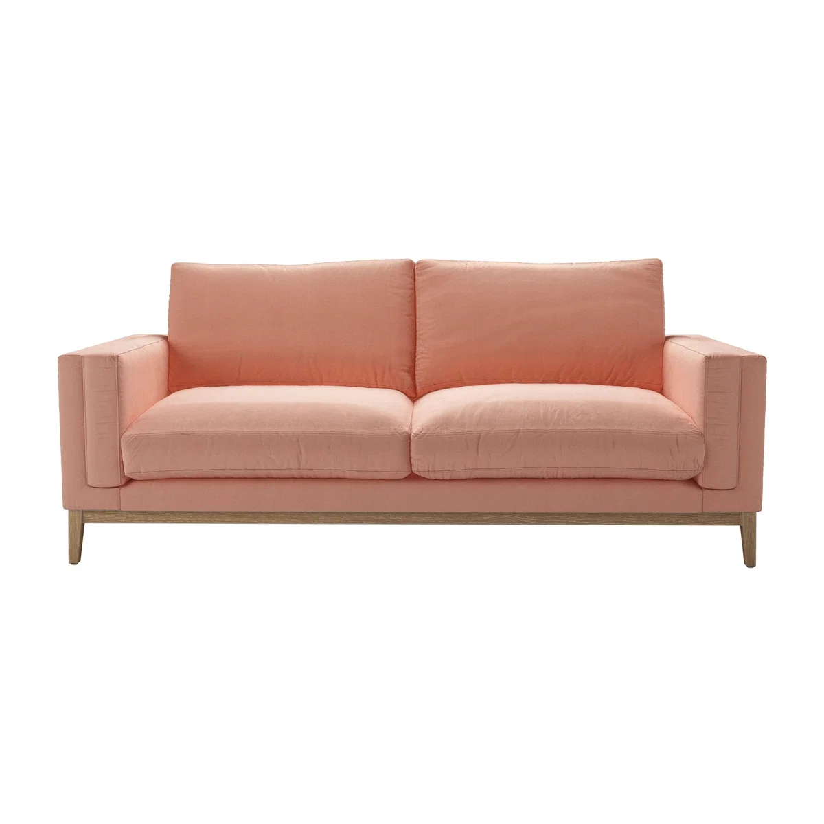 Costello 3 Seat Sofa in Sakura Pink Organic Smart Cotton – image 1