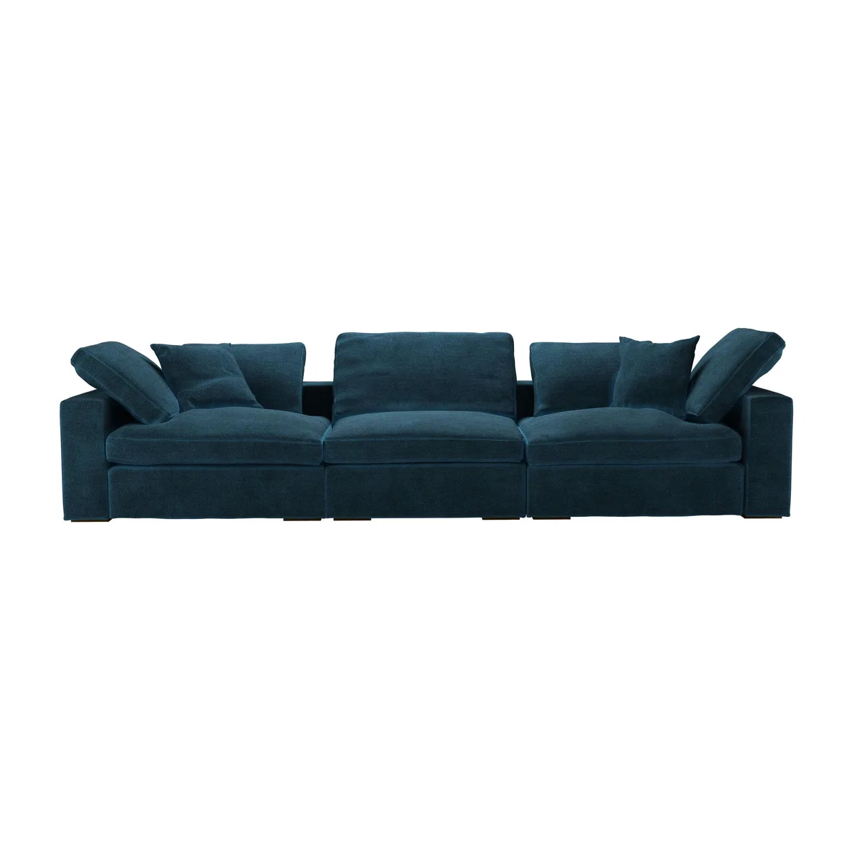 Long Island 3 Seat Sofa in Mineral Mist Speckled Chenille – image 1