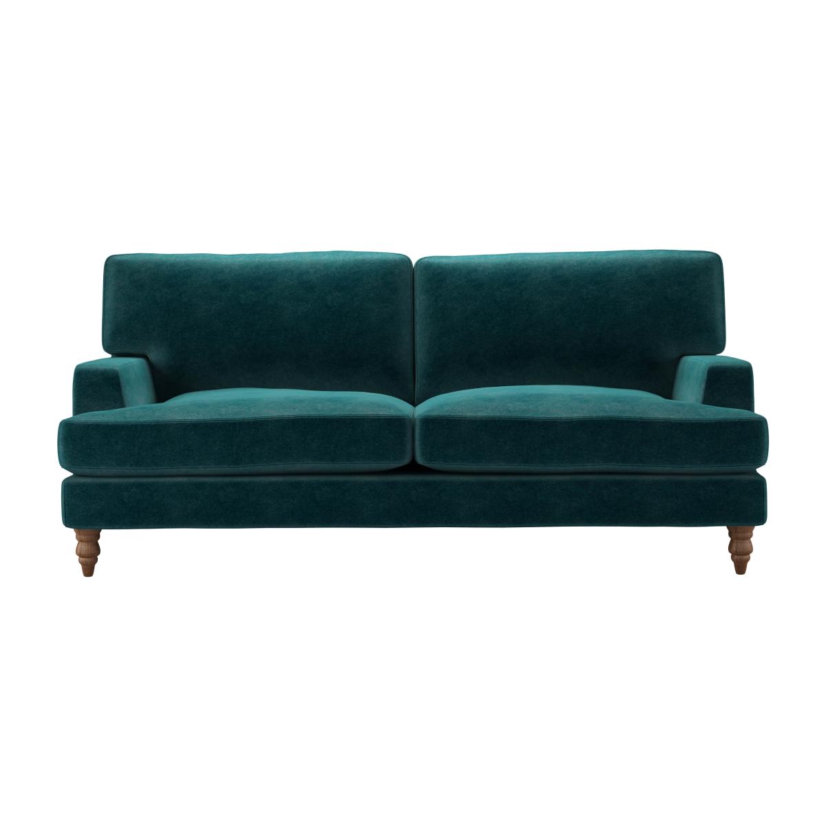 Perfectly Pristine Isla 3 Seat Sofa in Jade Smart Velvet - sofa.com – image 1