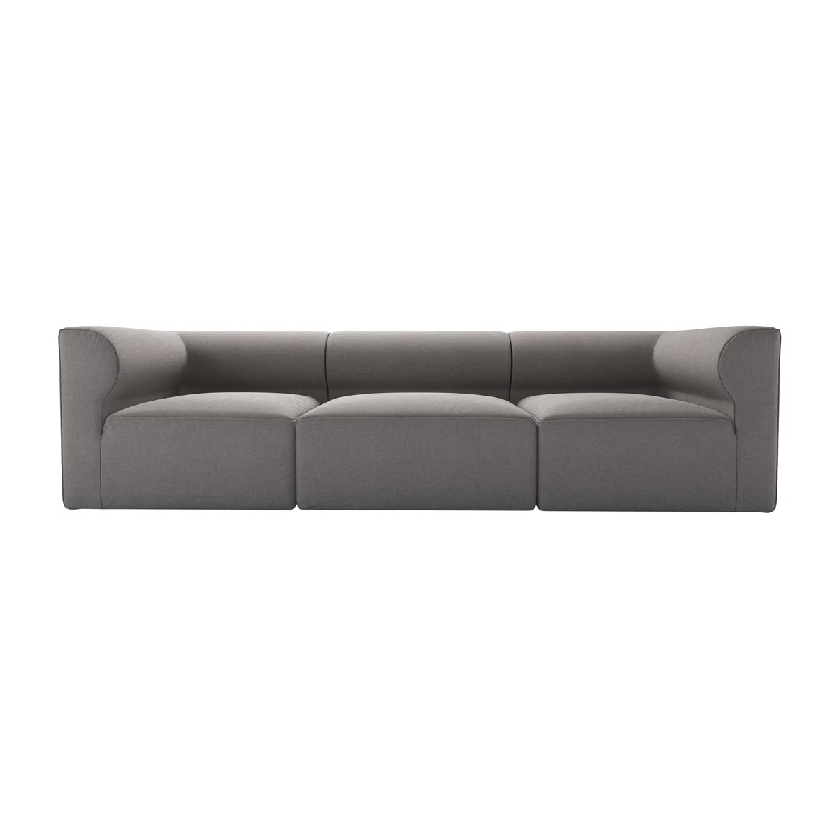 Cohen 3 Seat Sofa in Pigeon Grey Easy Cotton – image 1