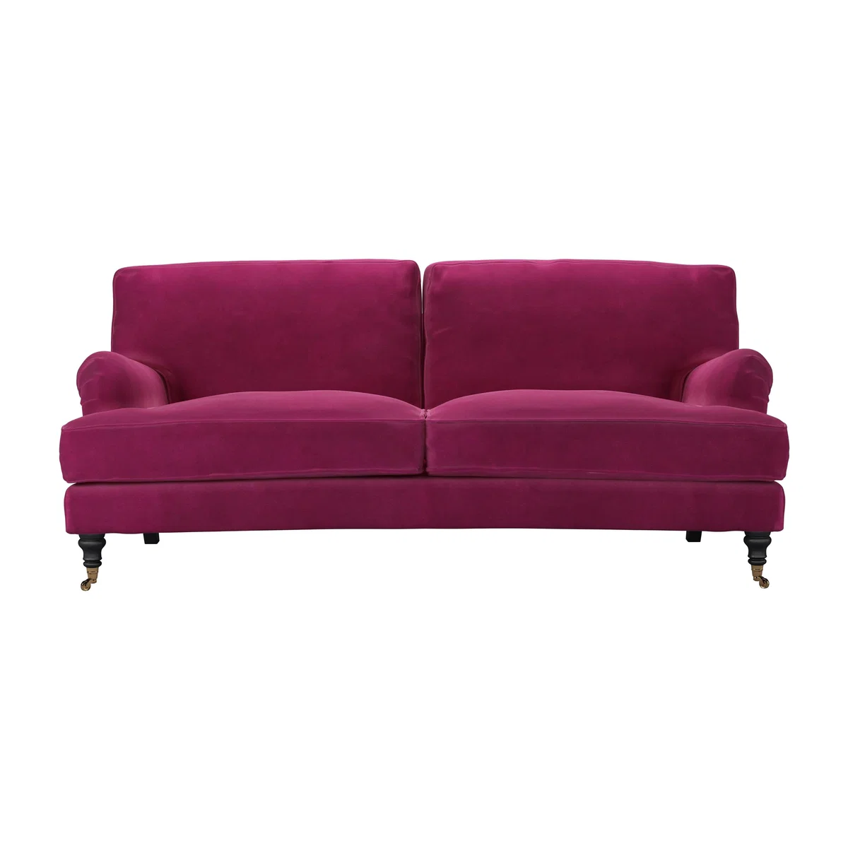 Bluebell 3 Seat Sofa (breaks down) in Persian Rose Smart Velvet – image 1