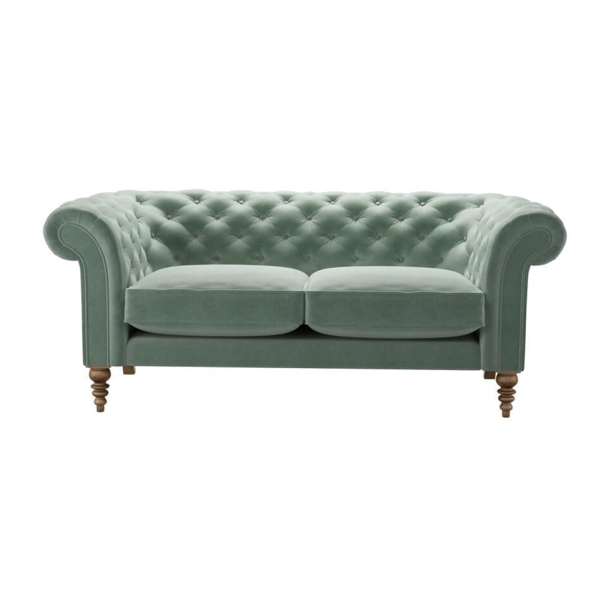 Perfectly Pristine Oscar 2.5 Seat Sofa in Sage Smart Velvet - sofa.com – image 1
