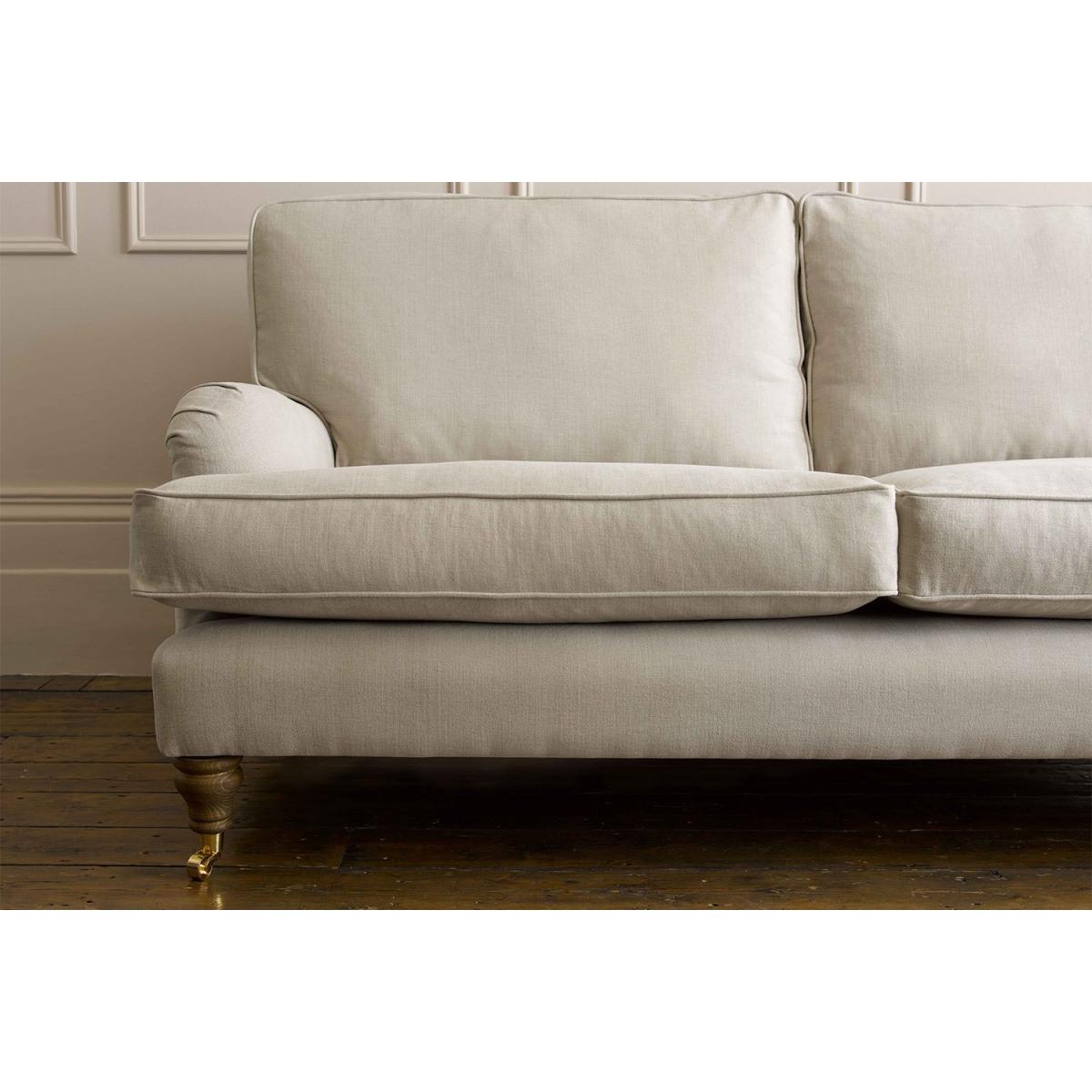 Bluebell 3 Seat Sofa in Sakura Pink Organic Smart Cotton – image 4