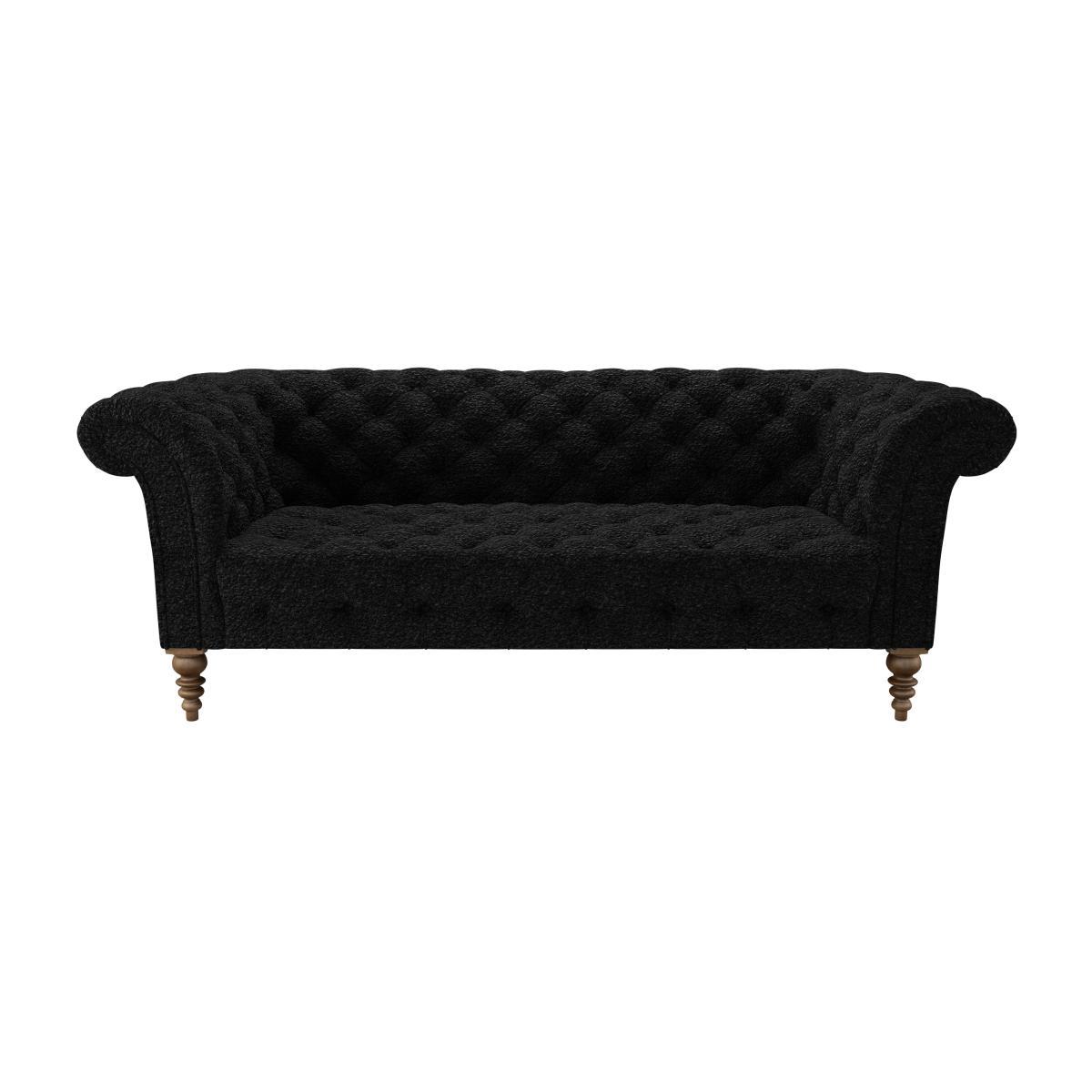 Oscar Button Seat 3 Seat Sofa in Ashford Textured Boucle - sofa.com – image 1