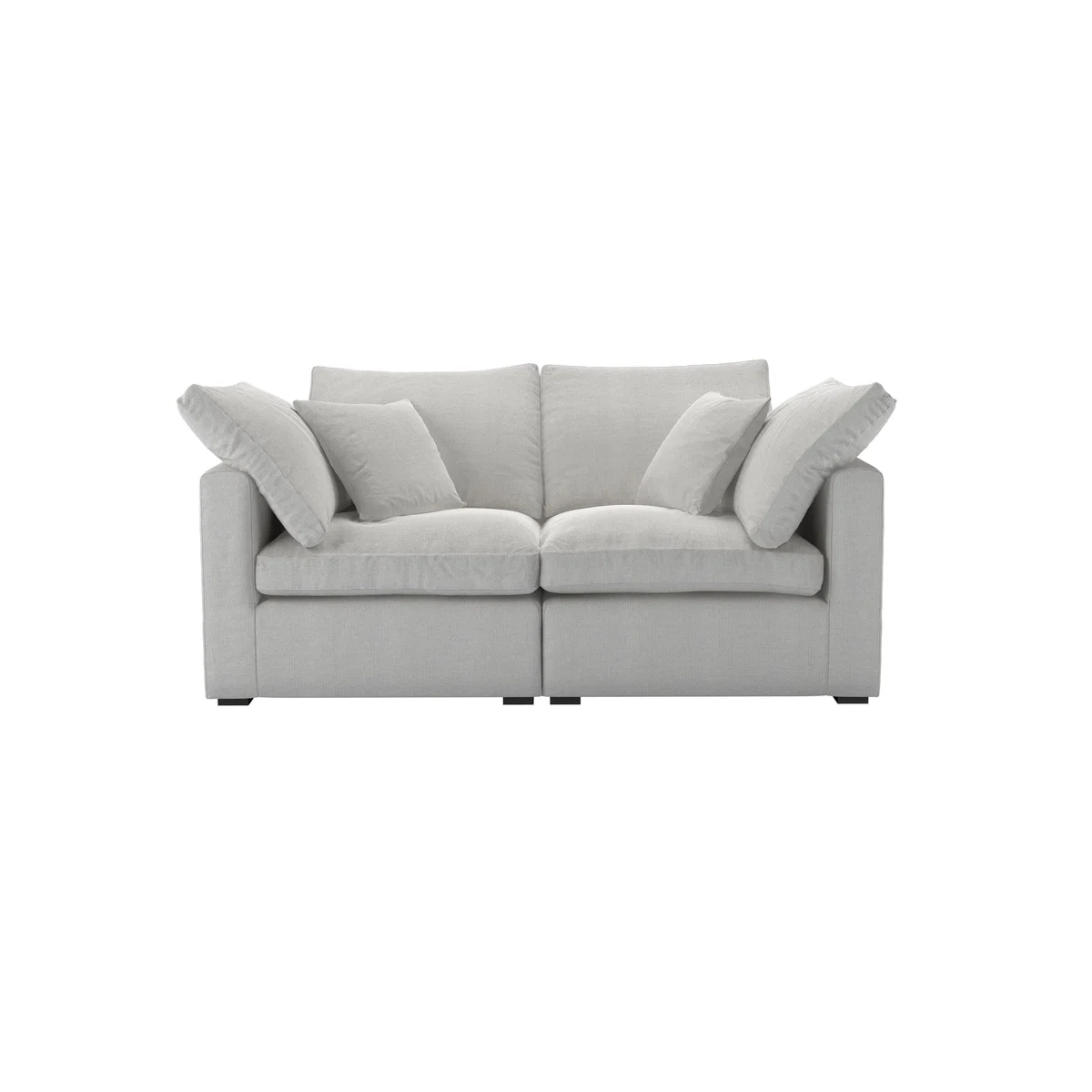 Long Island Slim 3 Seat Sofa in Moonstone Speckled Chenille – image 5