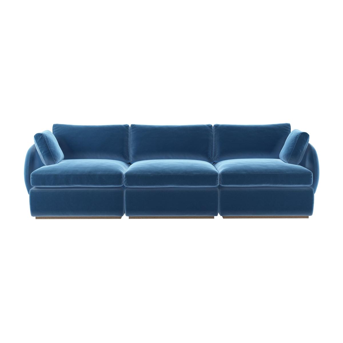 Ren 3 Seat Sofa in Bahama Cotton Matt Velvet – image 1