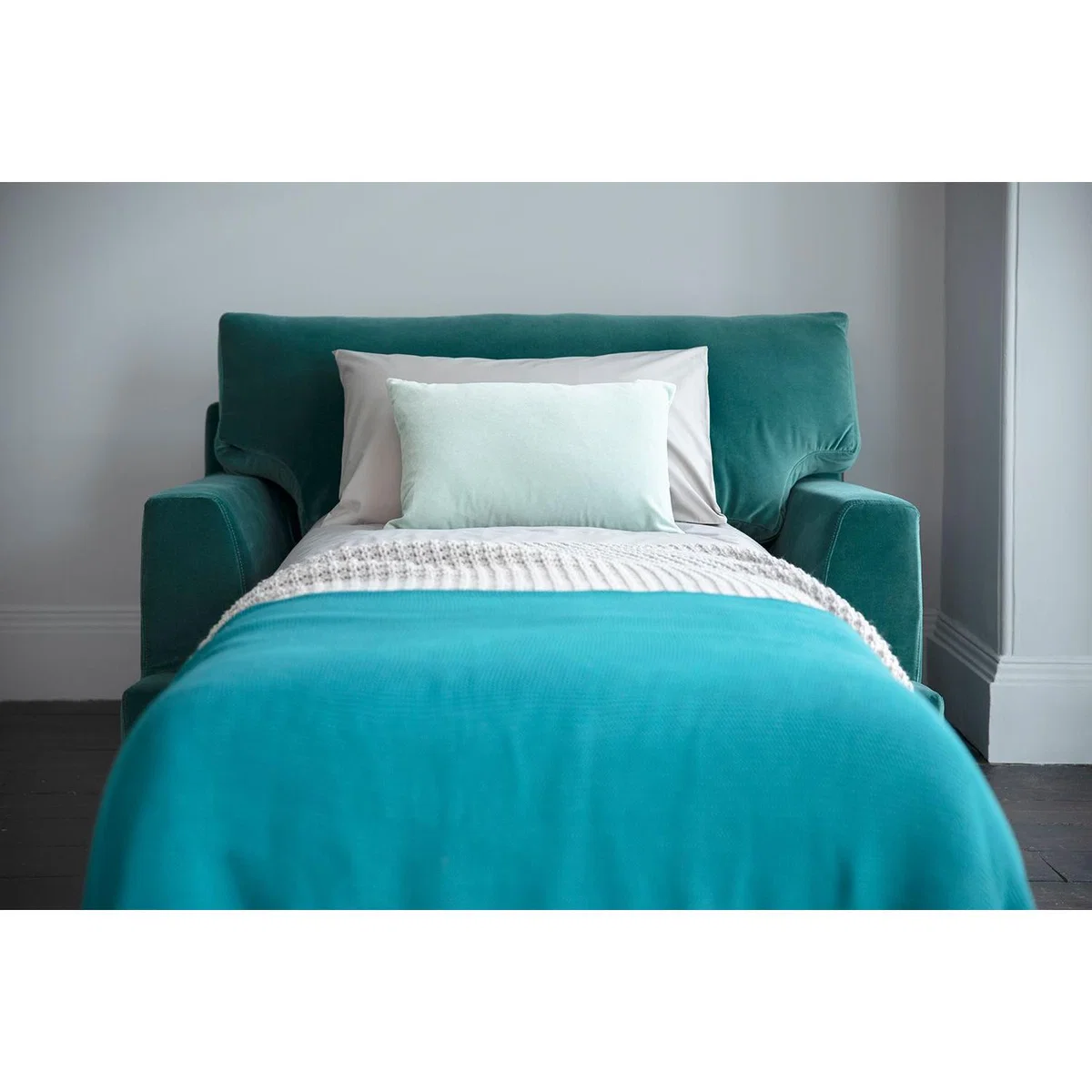 Isla 3 Seat Sofabed in Lichen Heathland Weave - sofa.com – image 4