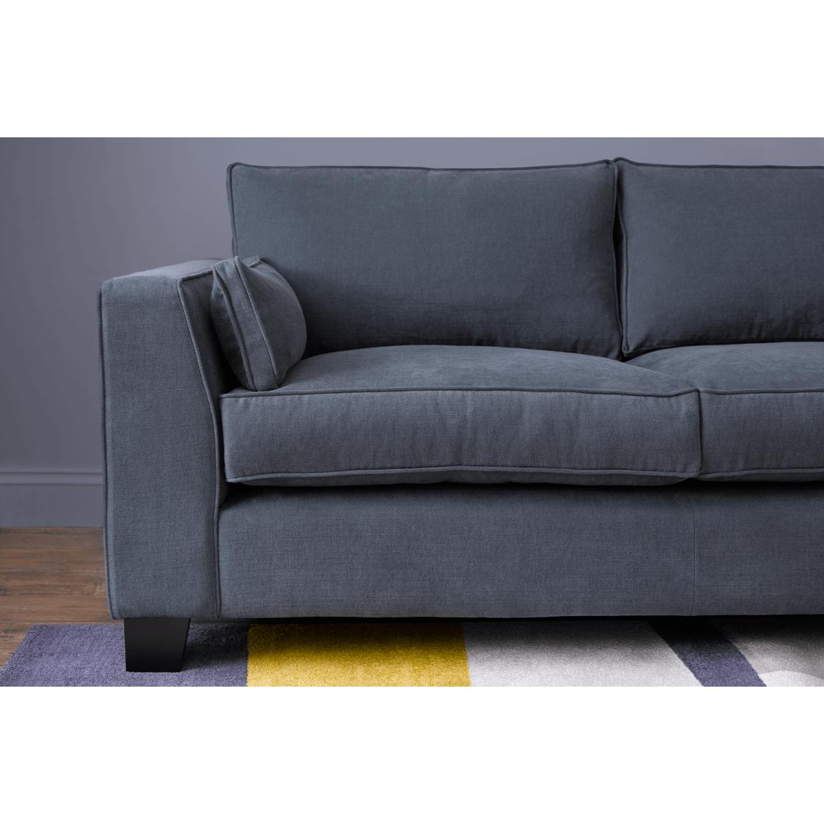Bowie 3 Seat Sofa in Persian Rose Smart Velvet – image 3