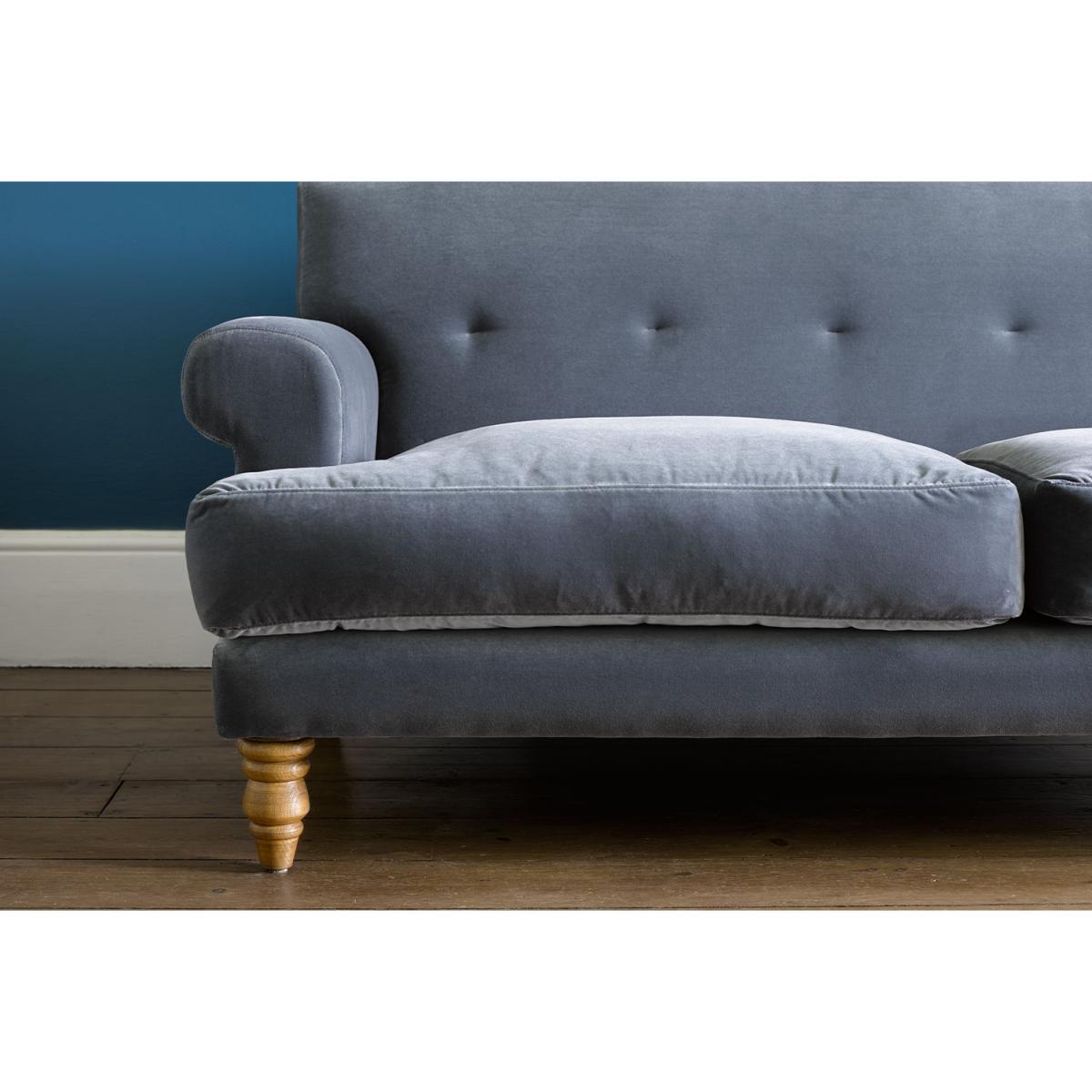 Perfectly Pristine Remy 2.5 Seat Sofa in Earl Grey Smart Velvet - sofa.com – image 5