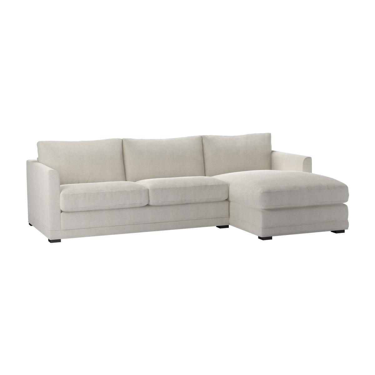 Aissa Medium RHF Chaise Sofa in Clay House Basket Weave - sofa.com – image 1