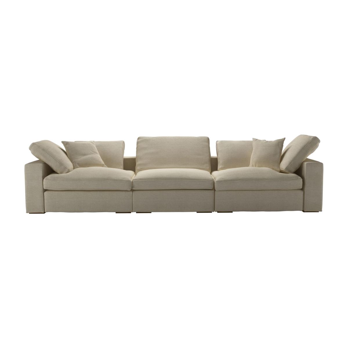 Long Island 3 Seat Sofa in Pampas Hygge Smart Linen – image 1