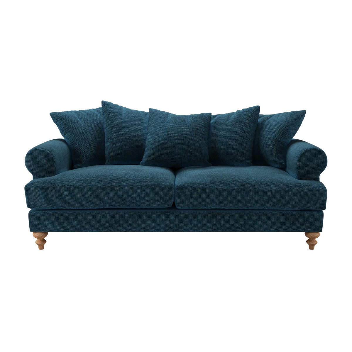 Teddy 3 Seat Sofa in Mineral Mist Speckled Chenille – image 1