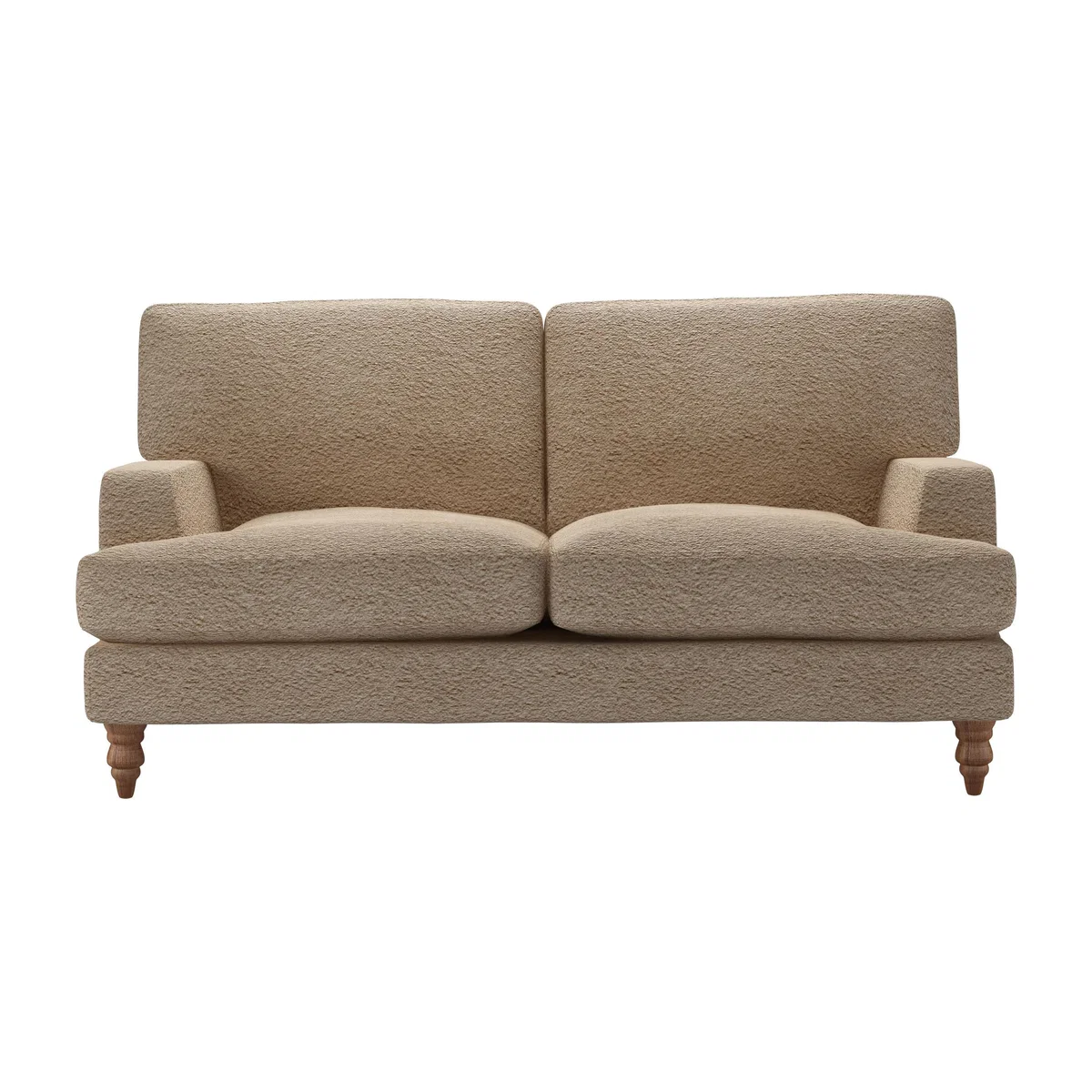 Isla 2 Seat Sofa in Champagne Luxe Boucle - sofa.com – image 1