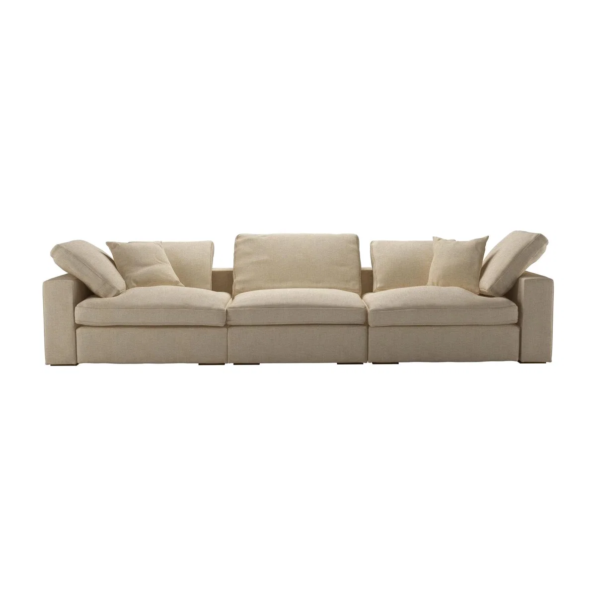 Long Island 3 Seat Sofa in Shearling Hygge Chunky Weave – image 1