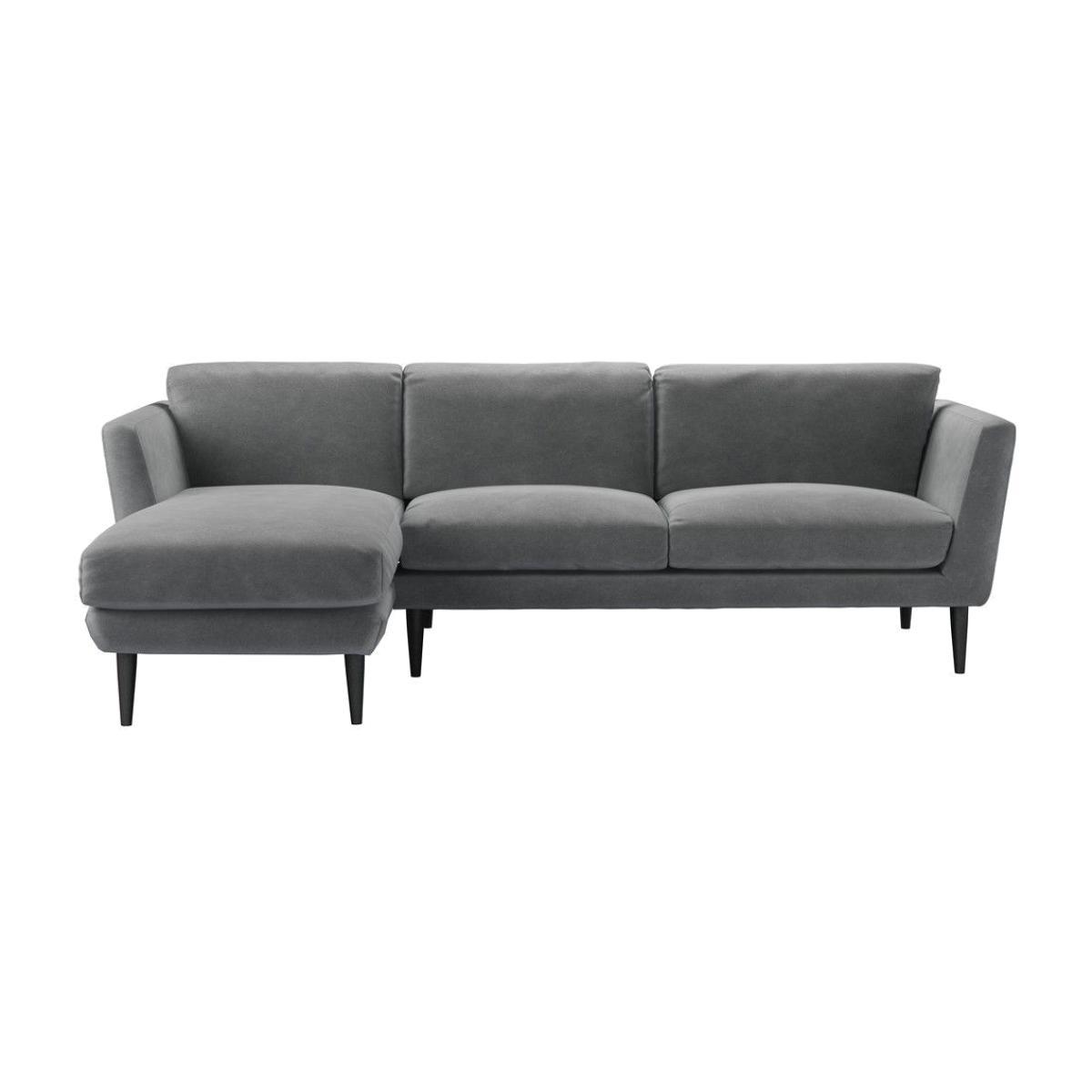 Holly Medium LHF Chaise Sofa in Thatch Smart Velvet - sofa.com