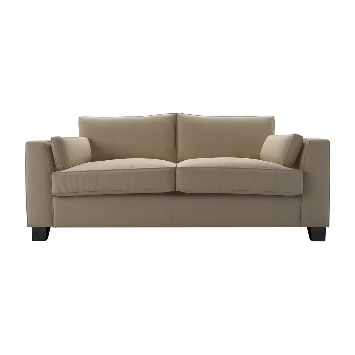 Bowie 3 Seat Sofa in Pennine Stone Organic Smart Cotton – image 1