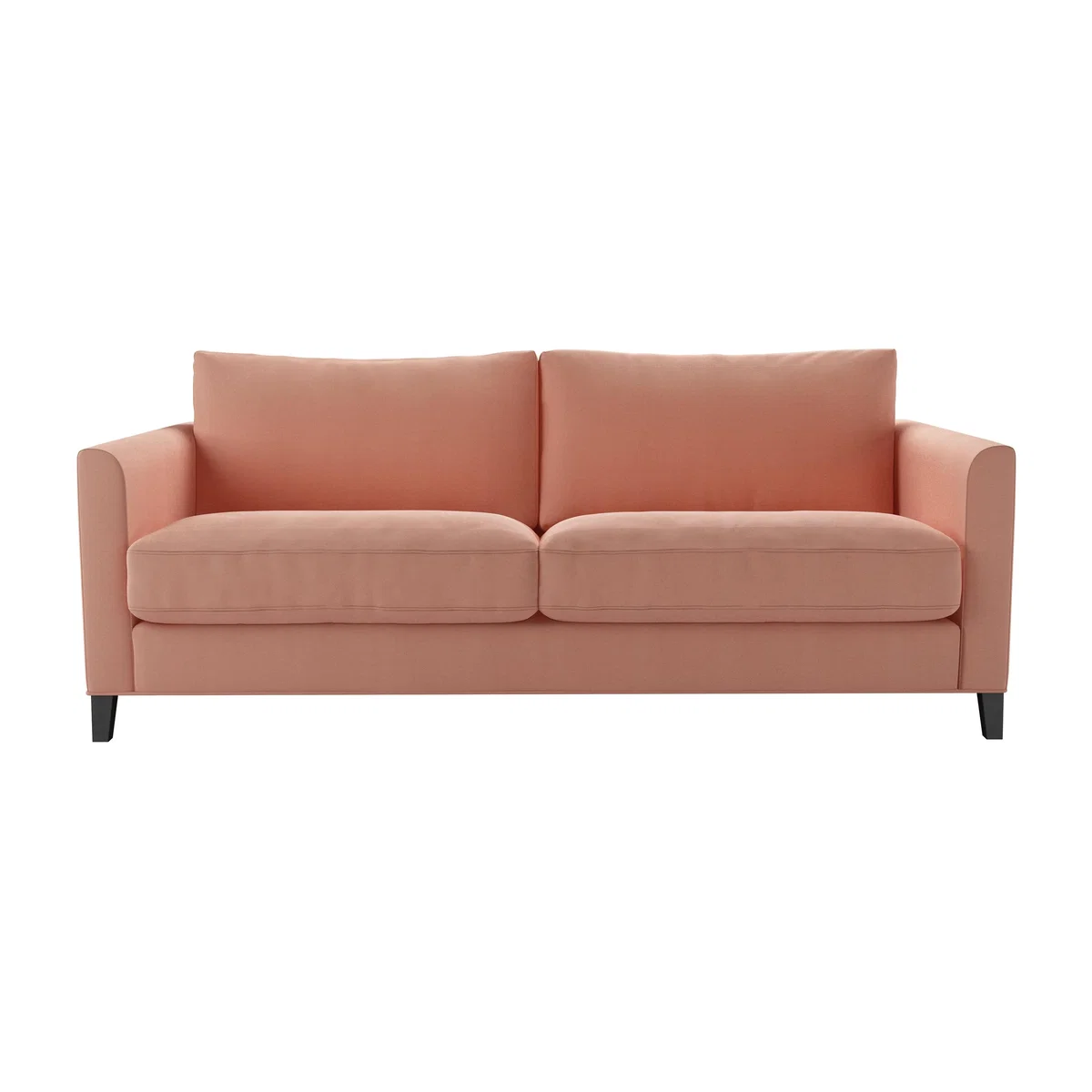 Izzy 3 Seat Sofa in Sakura Pink Organic Smart Cotton – image 1