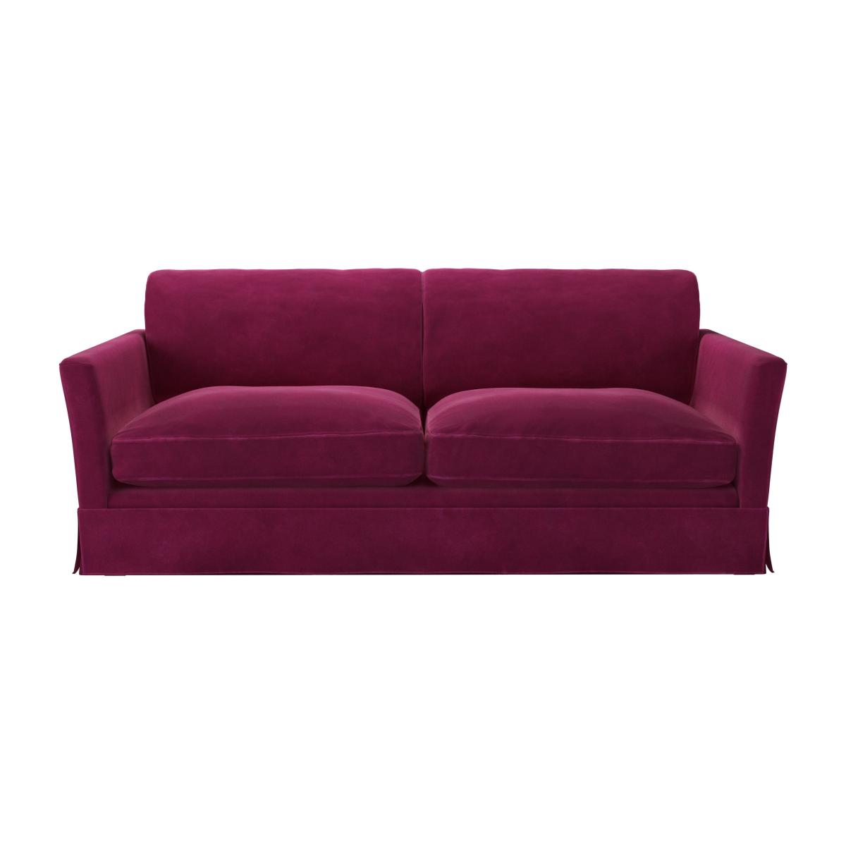 Otto 3 Seat Sofa in Persian Rose Smart Velvet – image 1