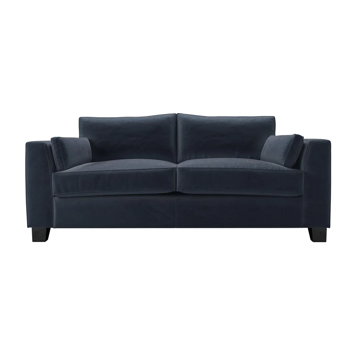 Bowie 3 Seat Sofa in Skyfall Cotton Matt Velvet – image 1