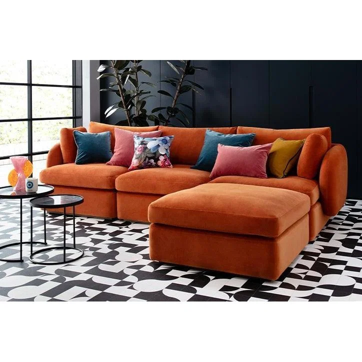 Ren 3 Seat Sofa in Smokey Green Cashmere Velvet – image 3