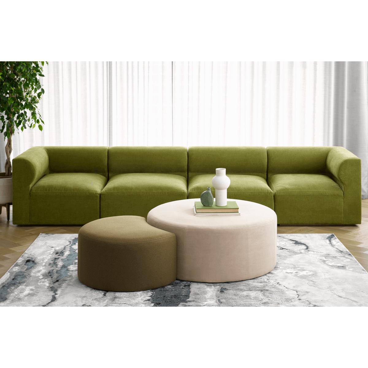 Cohen 3 Seat Sofa in Alabaster Brushed Linen Cotton – image 3