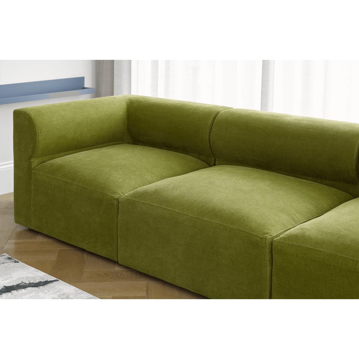 Cohen 3 Seat Sofa in Alabaster Brushed Linen Cotton – image 4