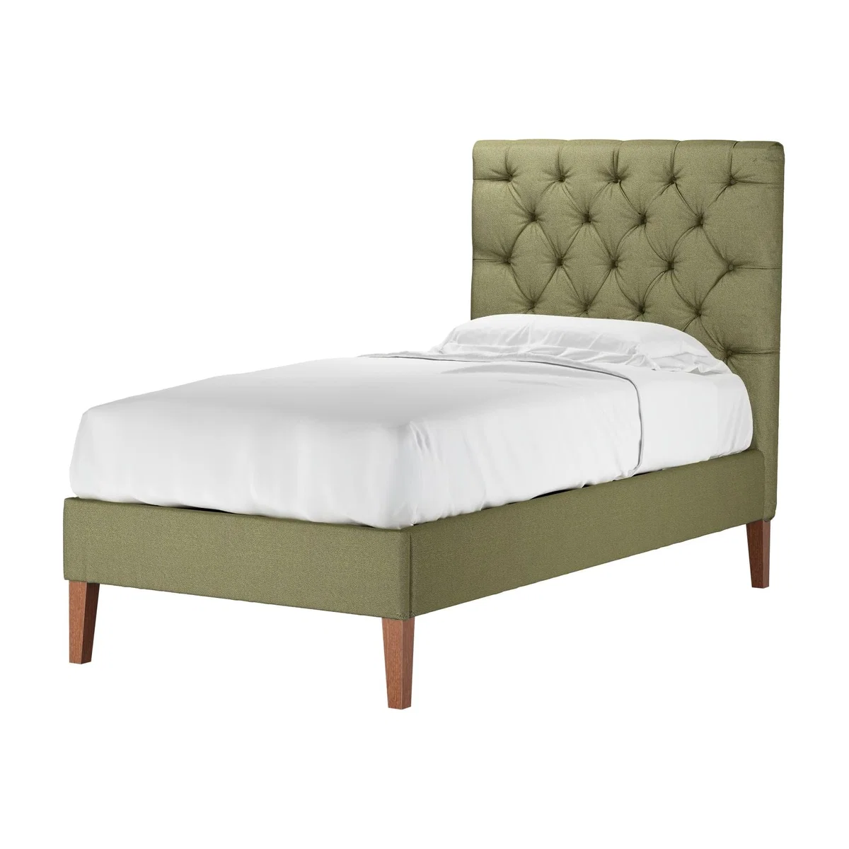 Rosalie 130cm Single Bed in Lichen Heathland Weave - sofa.com – image 1