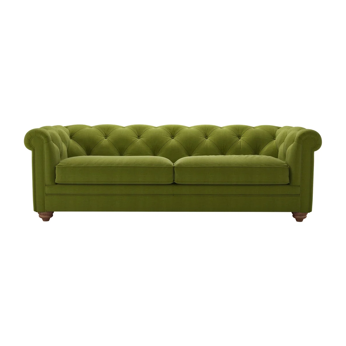 Patrick 3 Seat Sofa in Vine Leaf Organic Smart Cotton – image 1