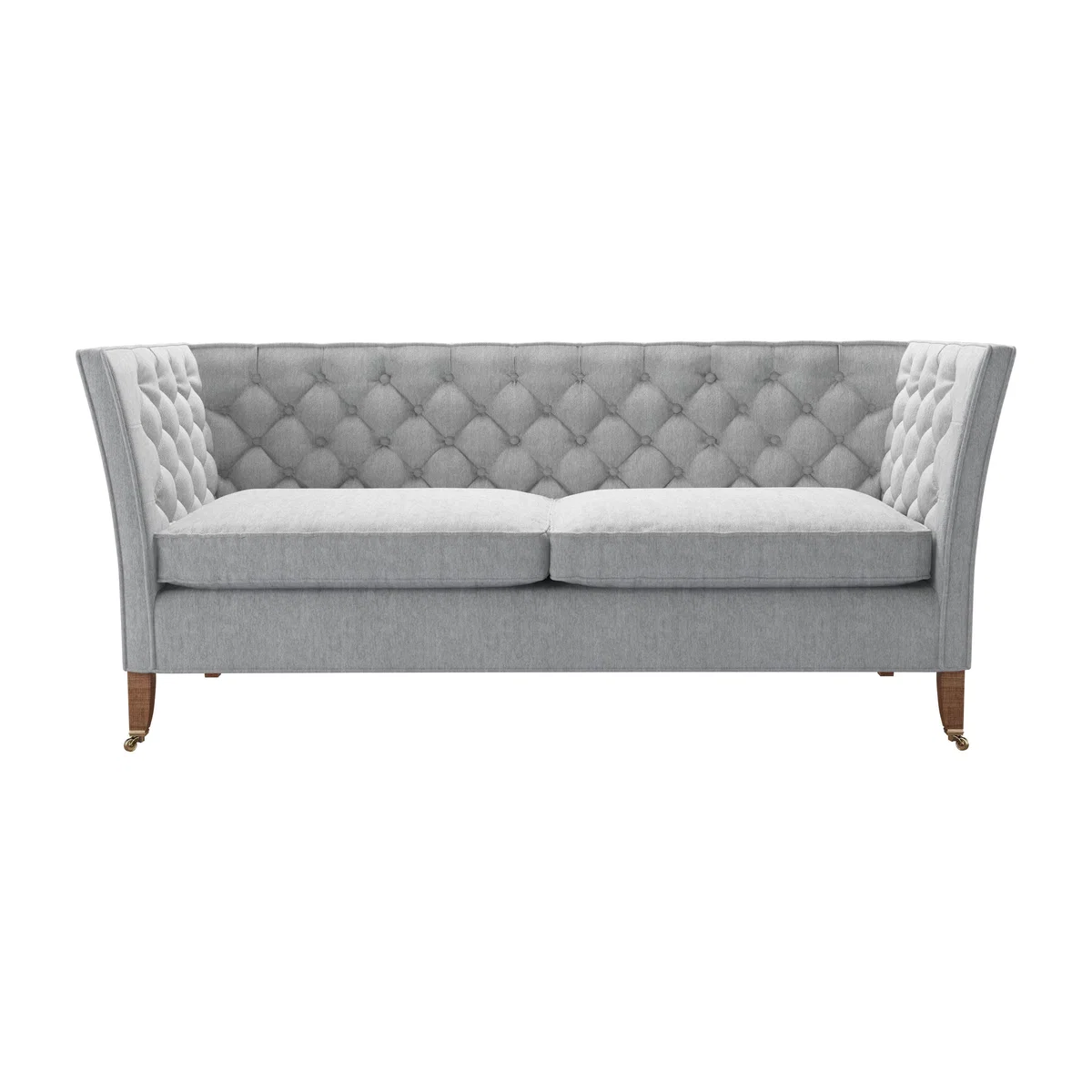 Descartes 2.5 Seat Sofa in Goodwin Grey Sandgate - sofa.com