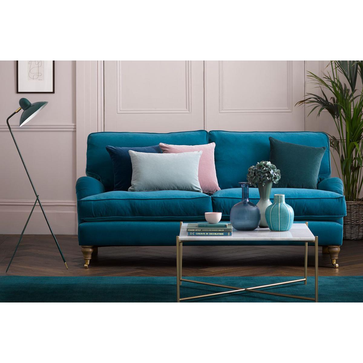 Bluebell 3 Seat Sofa in Loch Brushed Linen Cotton - sofa.com – image 2