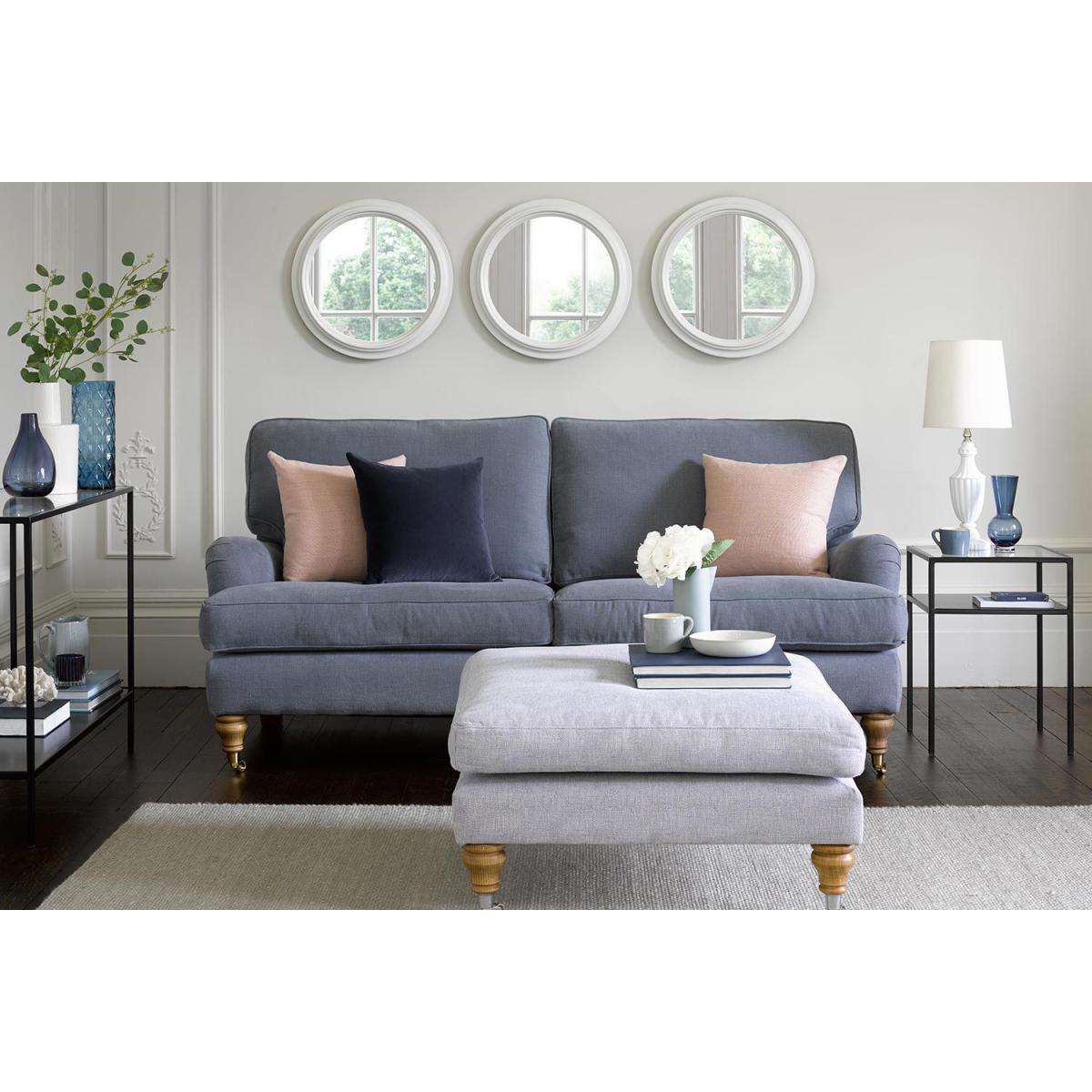 Bluebell 3 Seat Sofa in Loch Brushed Linen Cotton - sofa.com – image 3