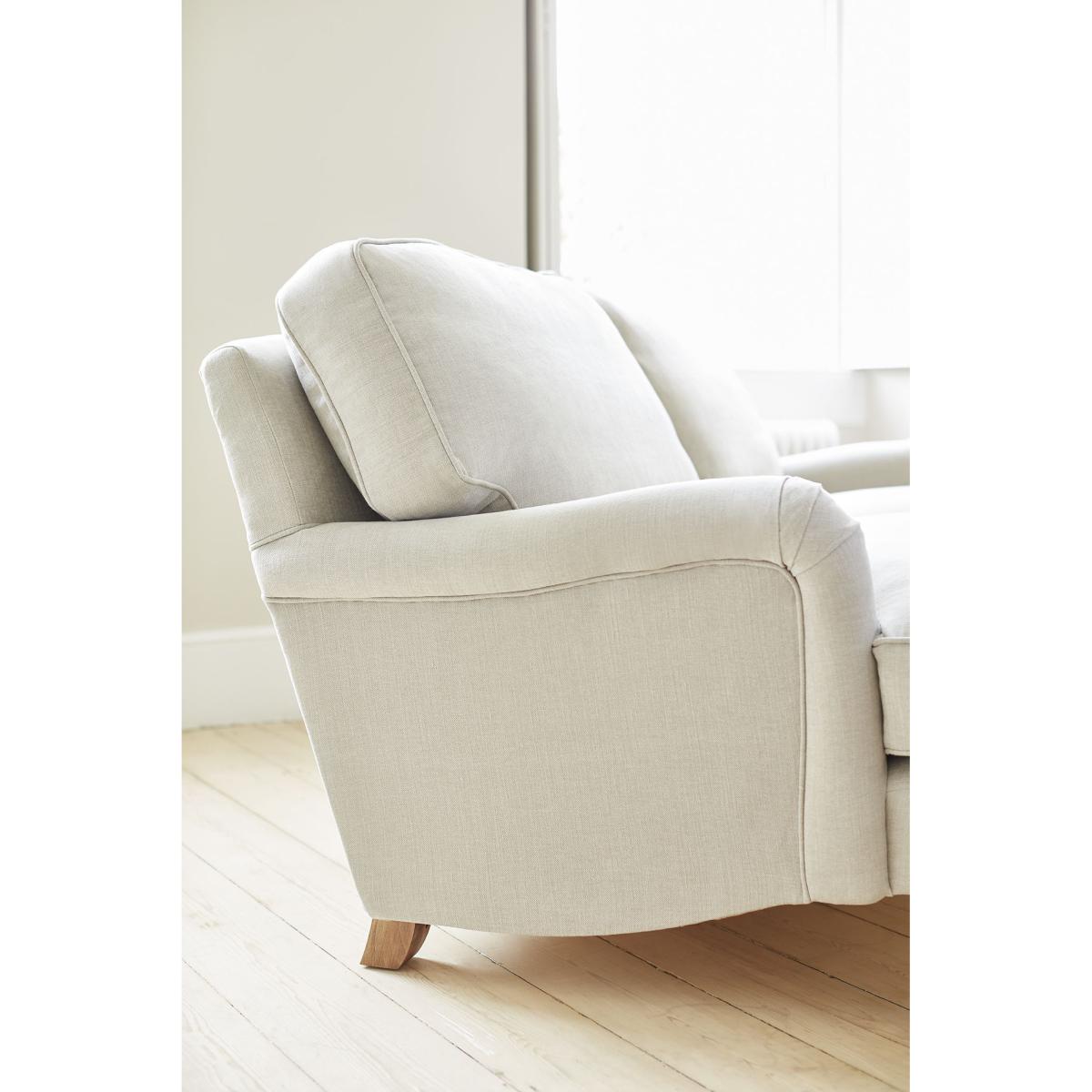 Bluebell 3 Seat Sofa in Loch Brushed Linen Cotton - sofa.com – image 6
