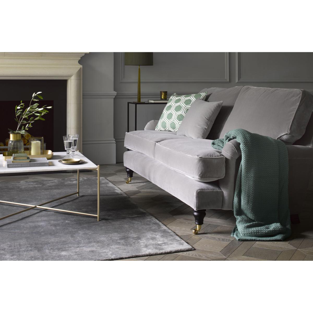 Bluebell 3 Seat Sofa in Loch Brushed Linen Cotton - sofa.com – image 9