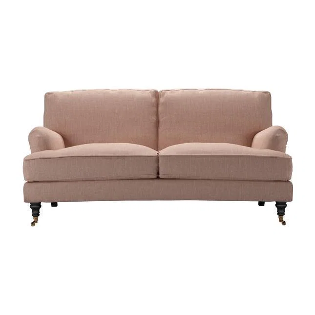 Bluebell 2.5 Seat Sofa in Blush Pure Belgian Linen - sofa.com – image 1