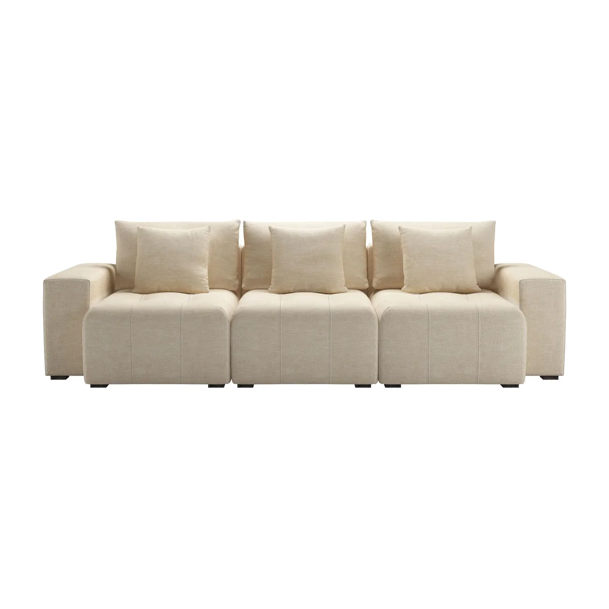 Romy 3 Seat Sofa in Chantilly Aquaclean Clever Chenille – image 1