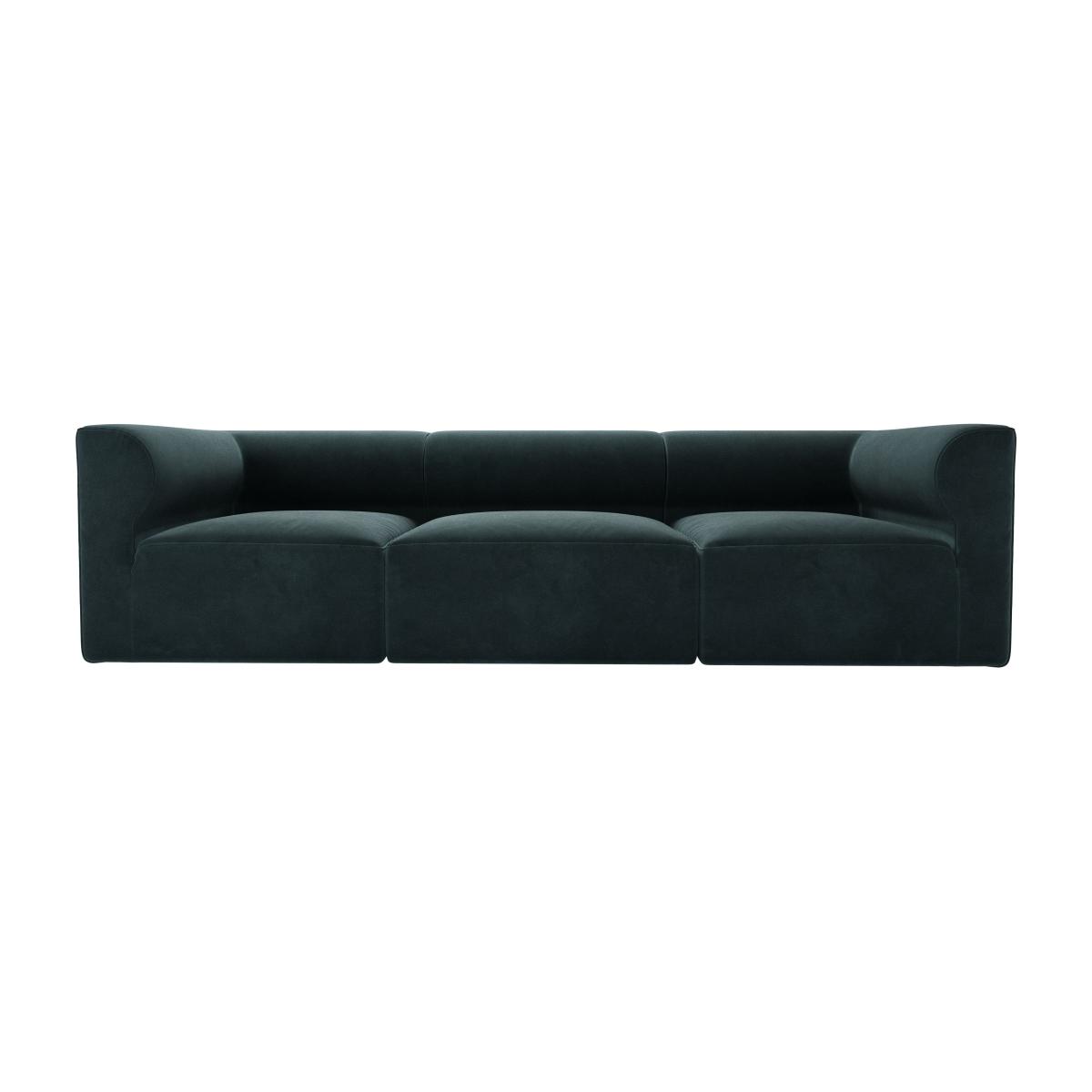 Cohen 3 Seat Sofa in Deep Forest Aquaclean Clever Velvet – image 1