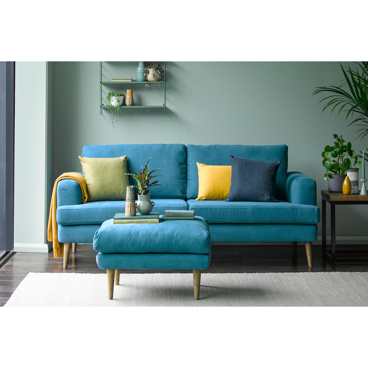 Perfectly Pristine Reuben 3 Seat Sofa in Marina Brushed Linen Cotton - sofa.com – image 2