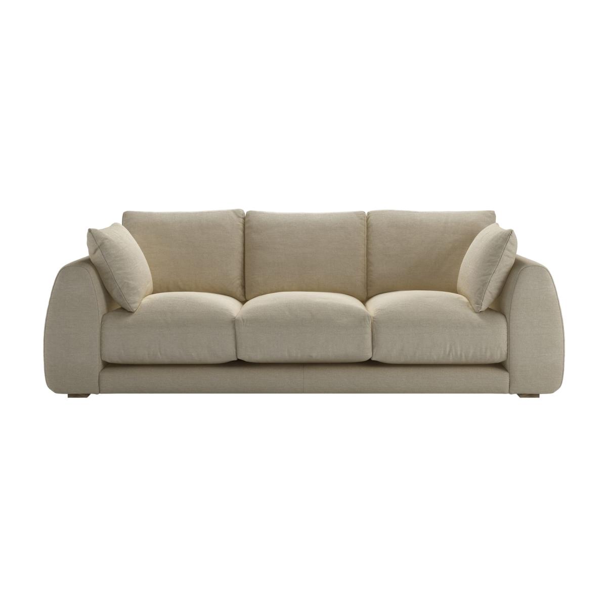 Carmel 3 Seat Sofa in Pampas Hygge Smart Linen – image 1