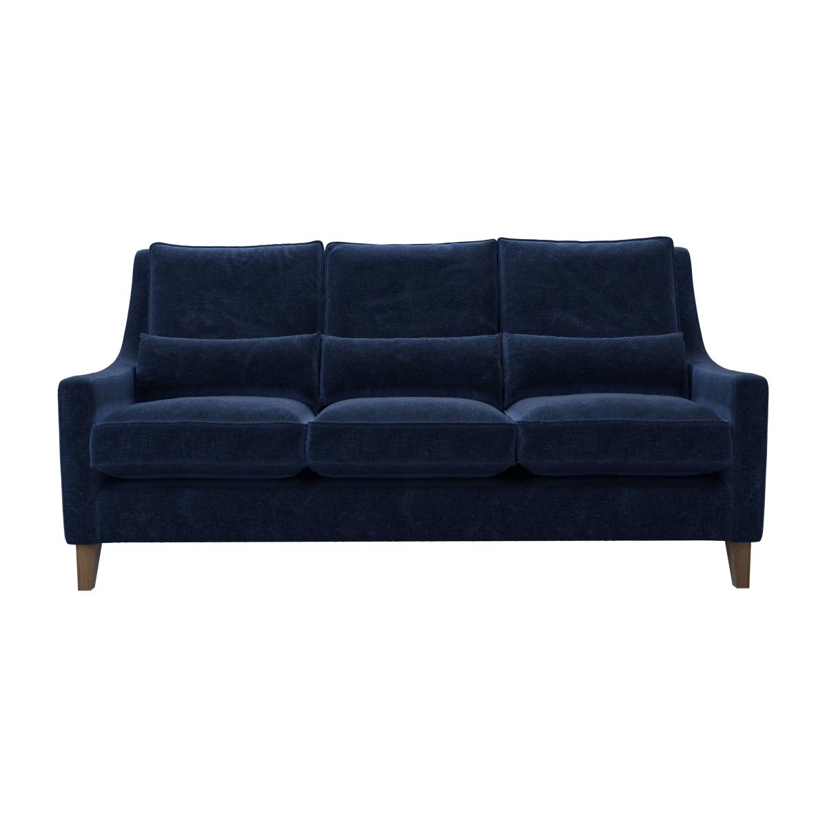 High Back Iggy 3 Seat Sofa in Port Royal Aquaclean Clever Chenille – image 1
