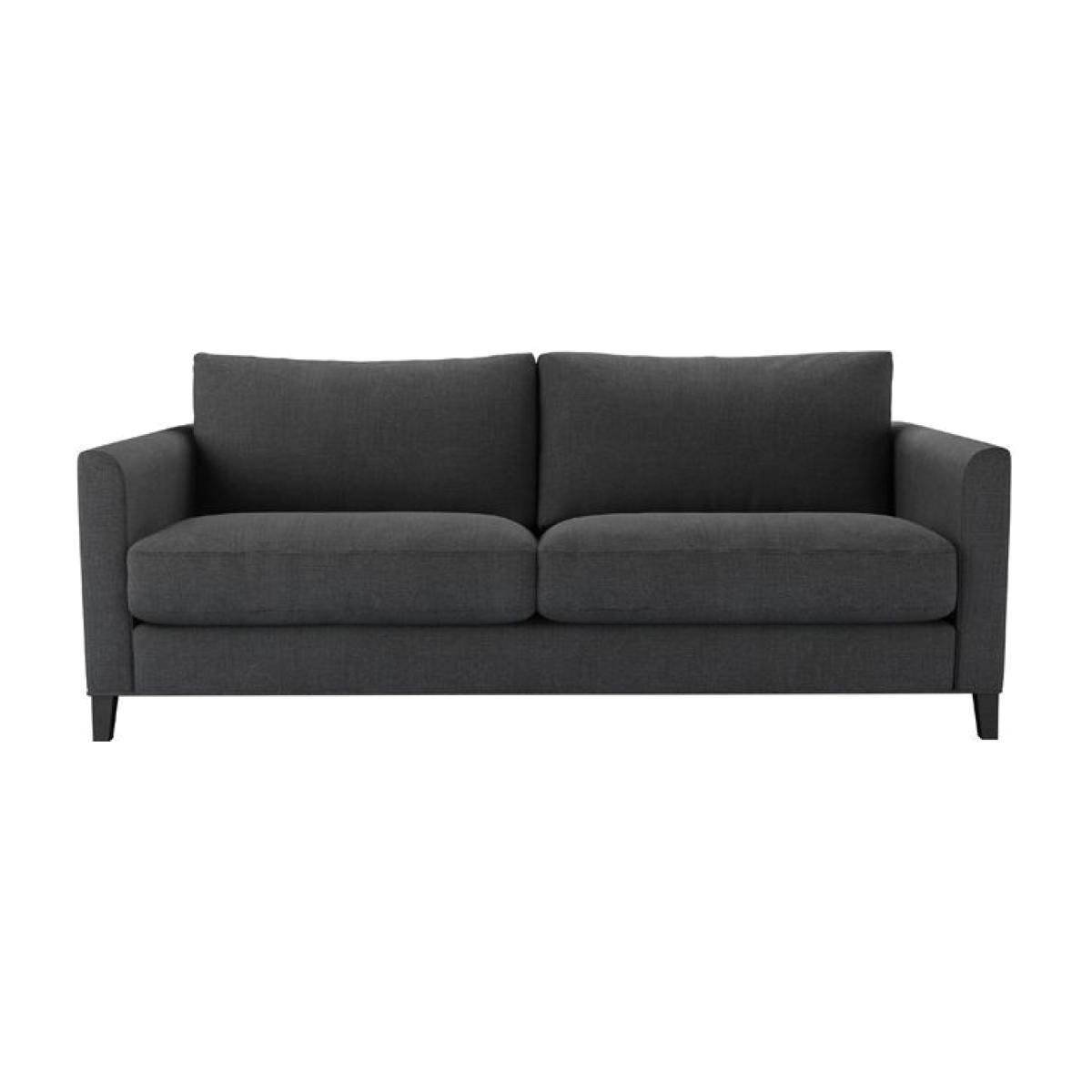Izzy 3 Seat Sofa in Charcoal Brushed Linen Cotton - sofa.com – image 1