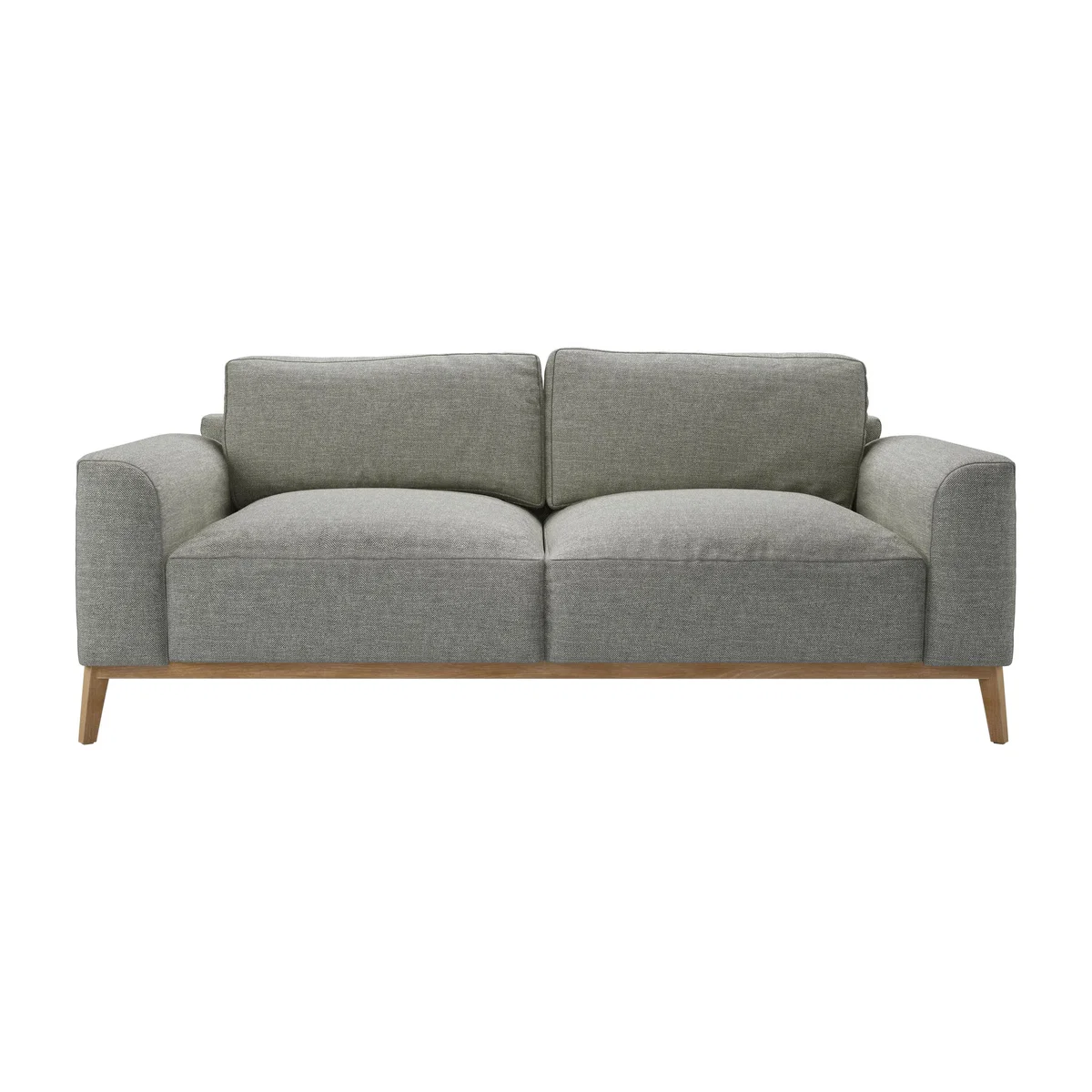 Freddie 3 Seat Sofa in Grey Marl Highland Tweed - sofa.com – image 1