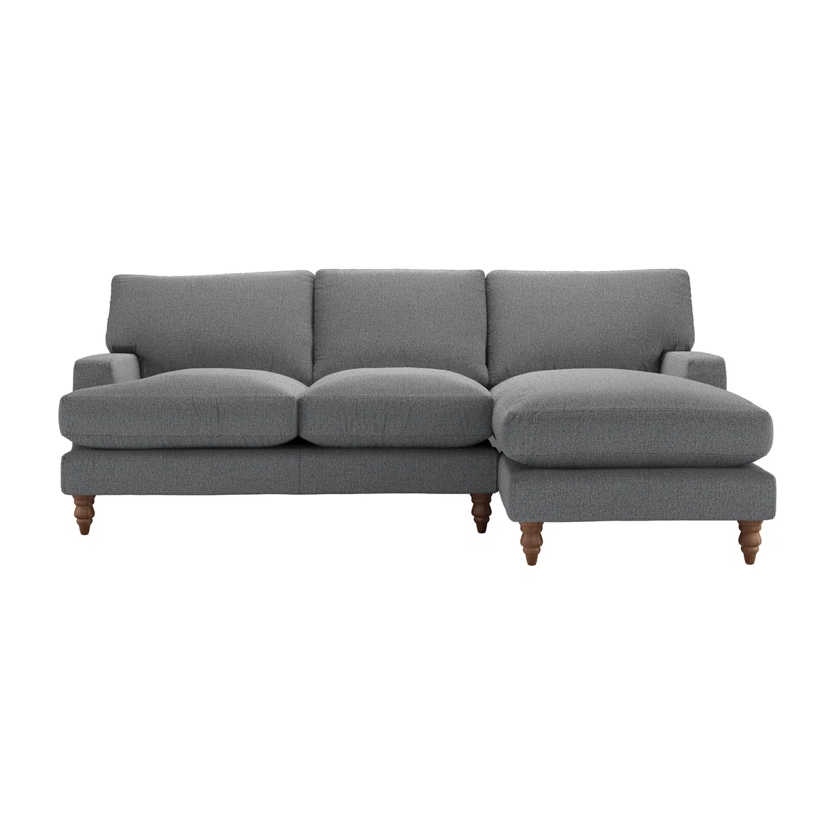 Isla Medium RHF Chaise Sofa in Harbour Grey Whitstable - sofa.com – image 1
